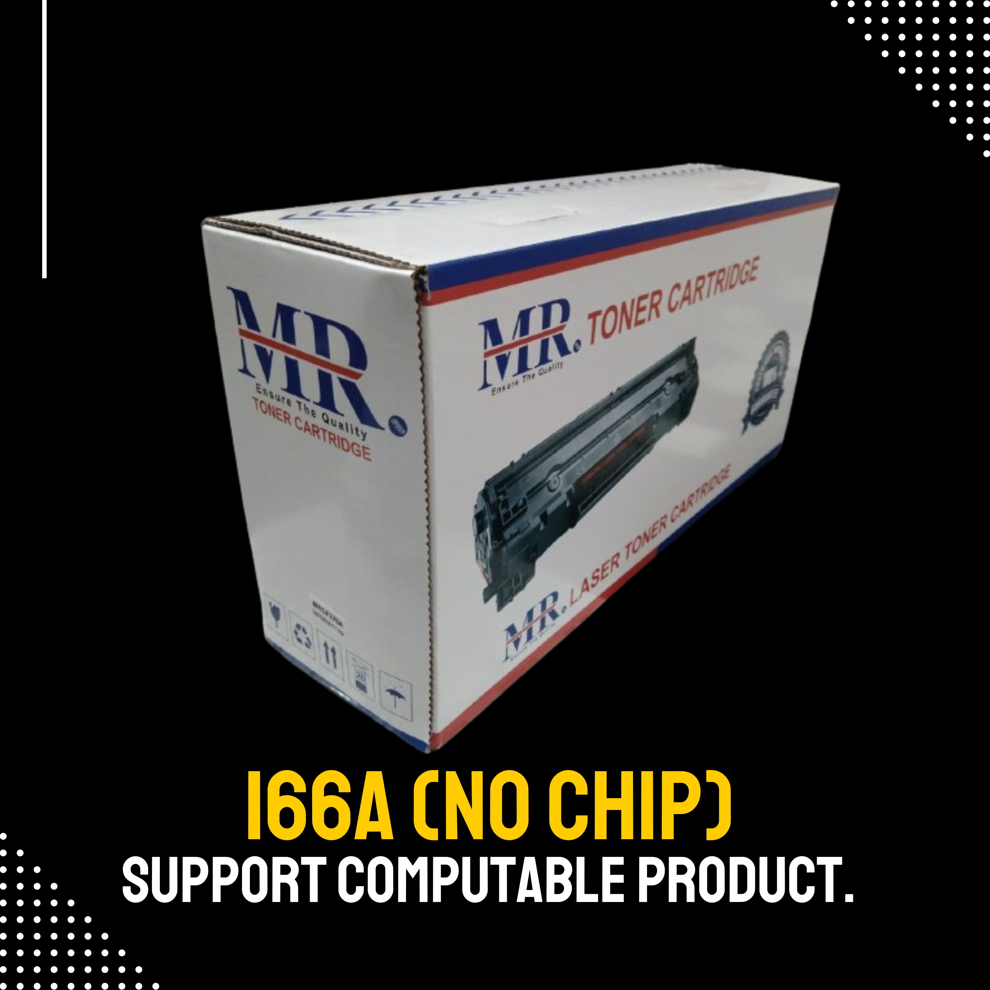 166A (WITH CHIP) For 1008, 1188, Printer # MR BRAND