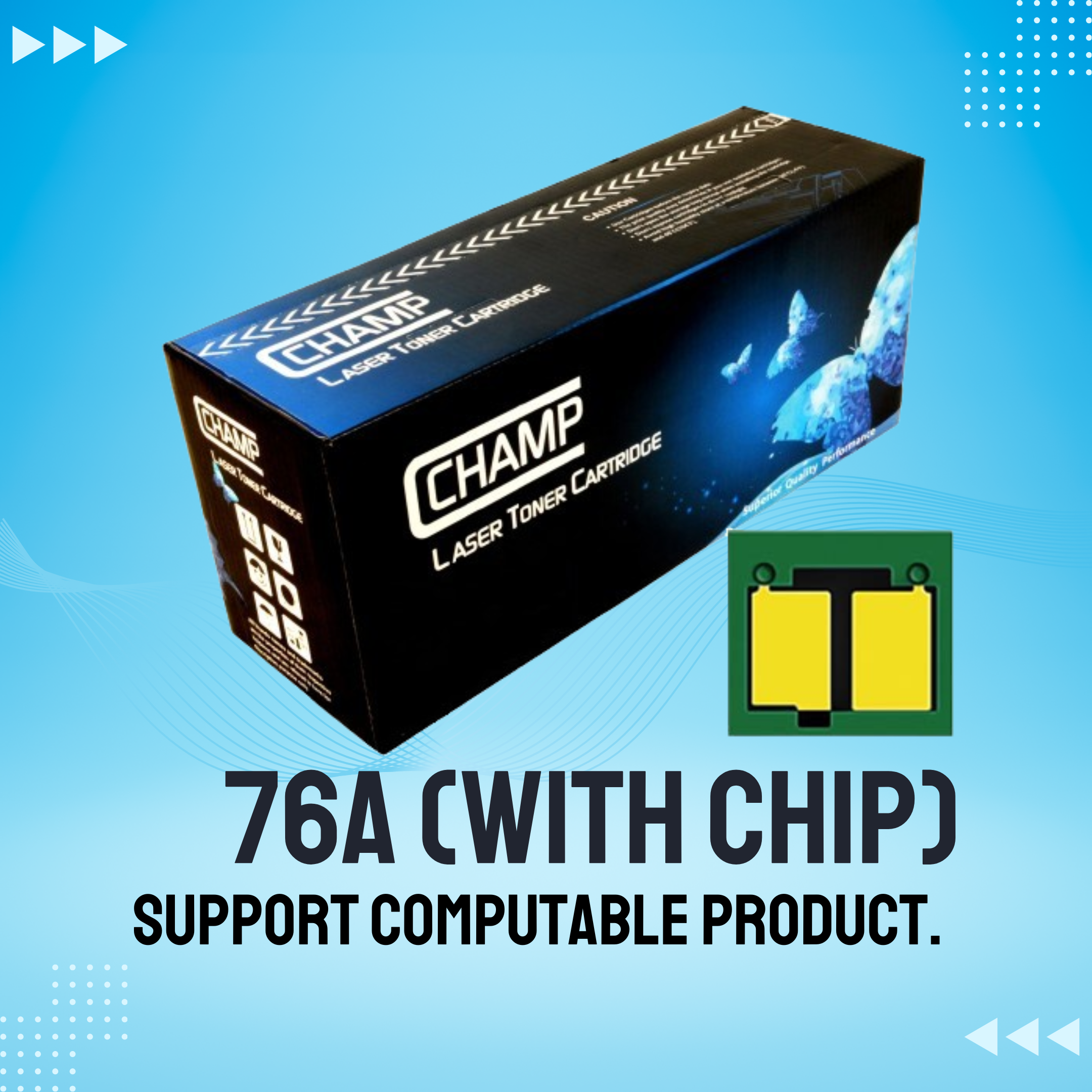 76A Chinese Toner Cartridge # CHAMP BRAND_img_1