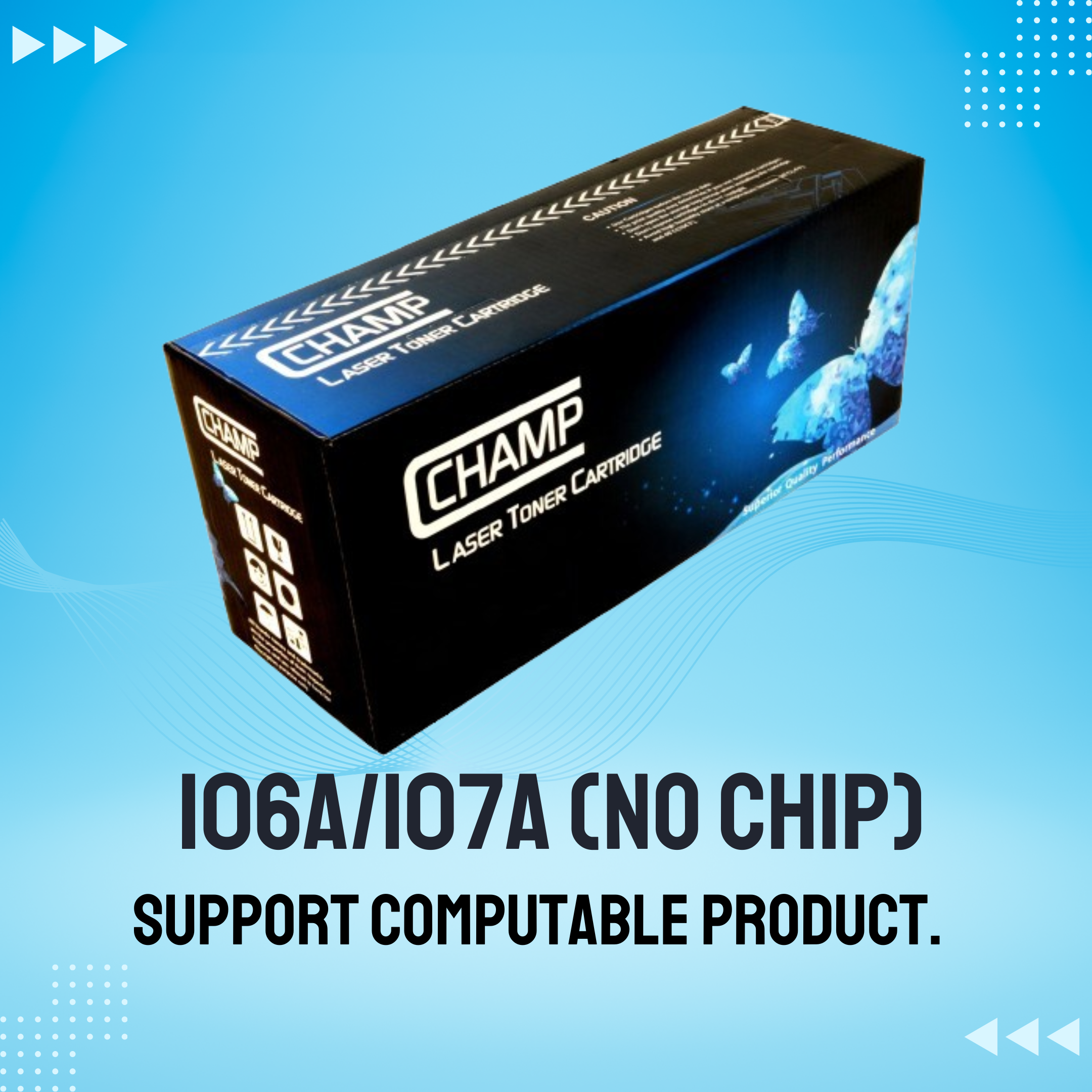 106A/107A  For 107, MFP 135, MFP 137 Printer # CHAMP BRAND