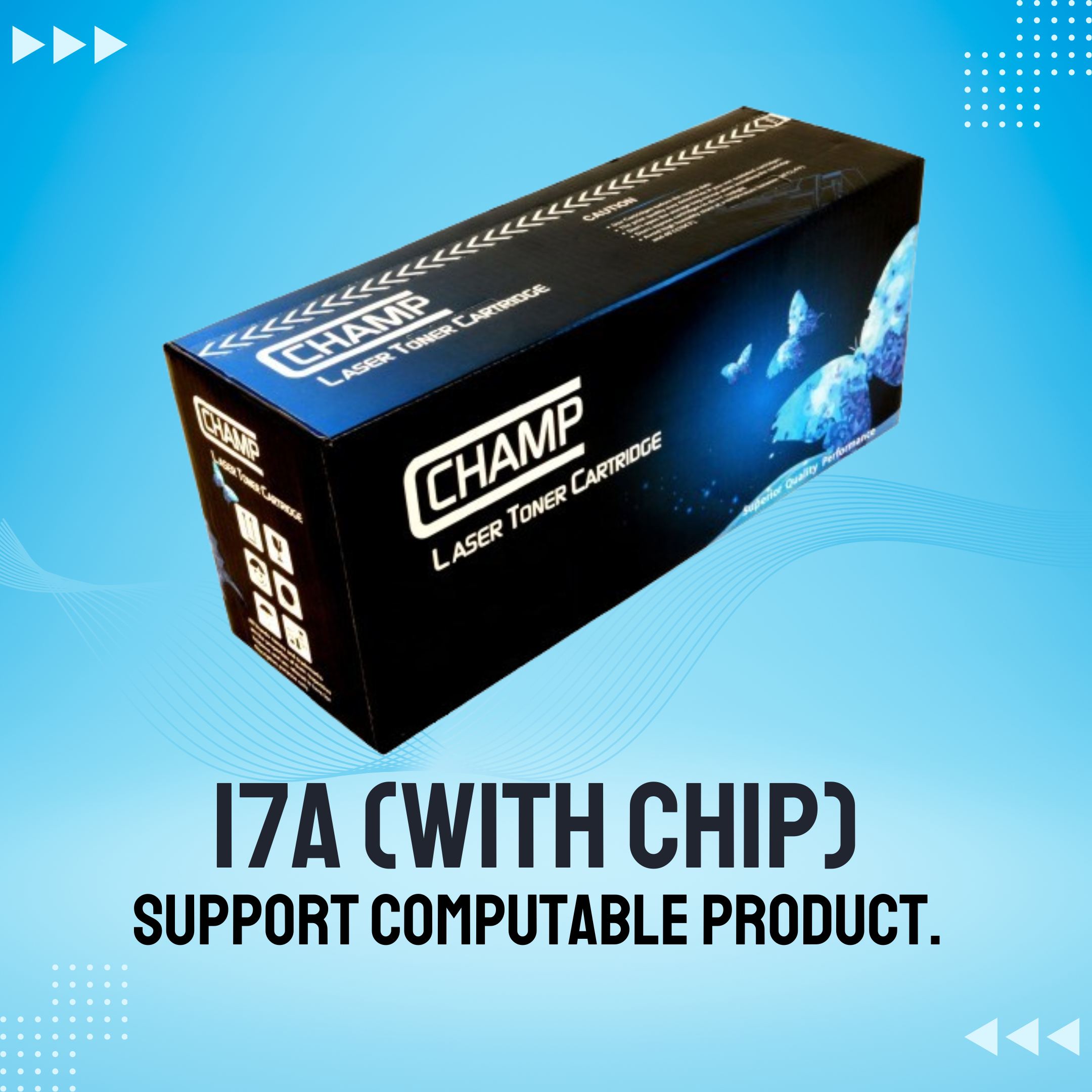 17A Chinese Toner Cartridge # CHAMP BRAND