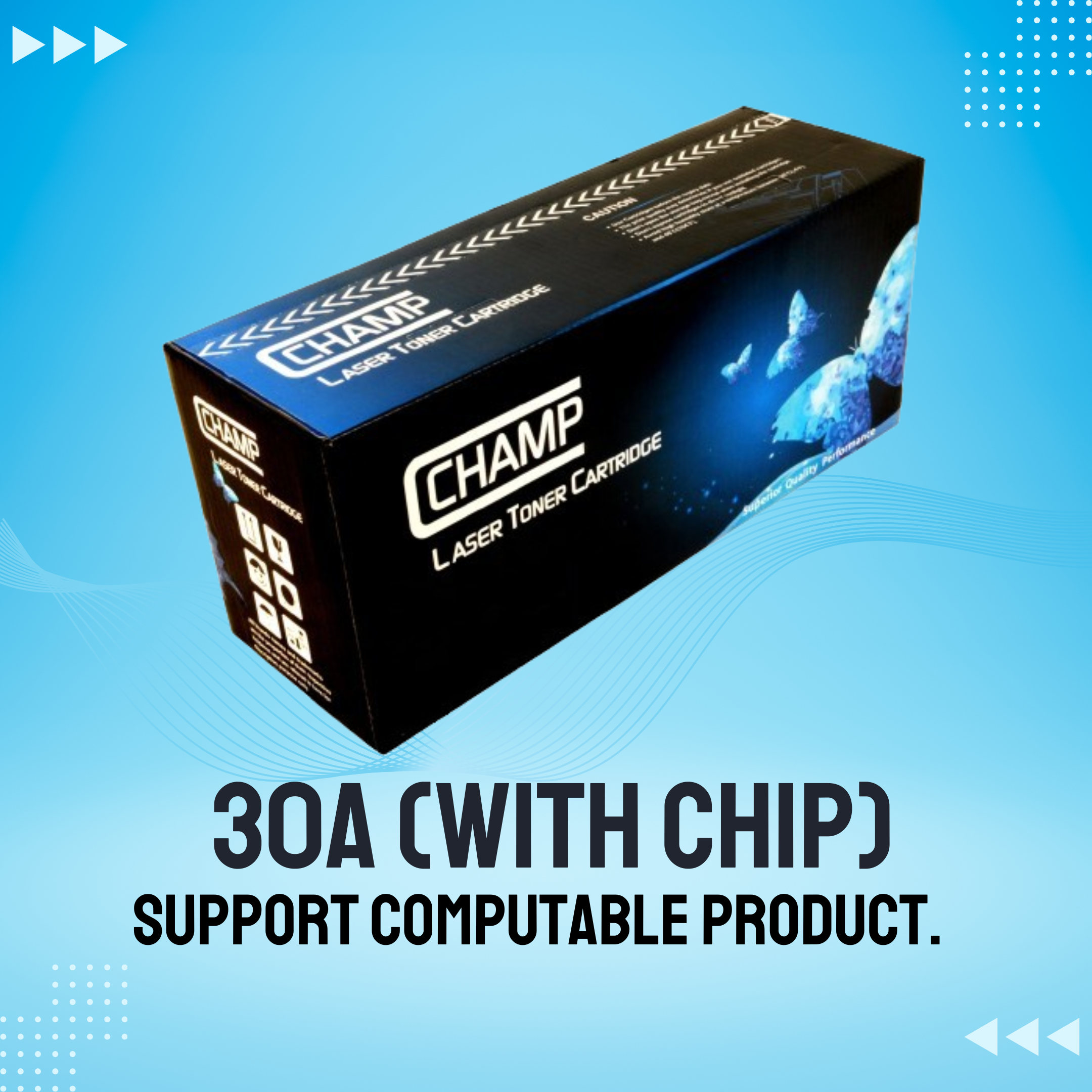 30A Chinese Toner Cartridge # CHAMP BRAND