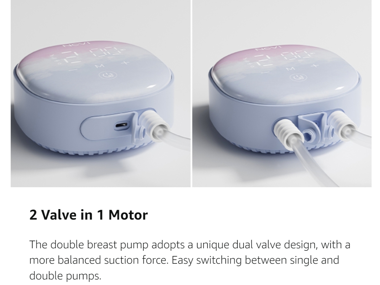 Ncvi Rechargeable double electric breastpump Model-8122_img_4