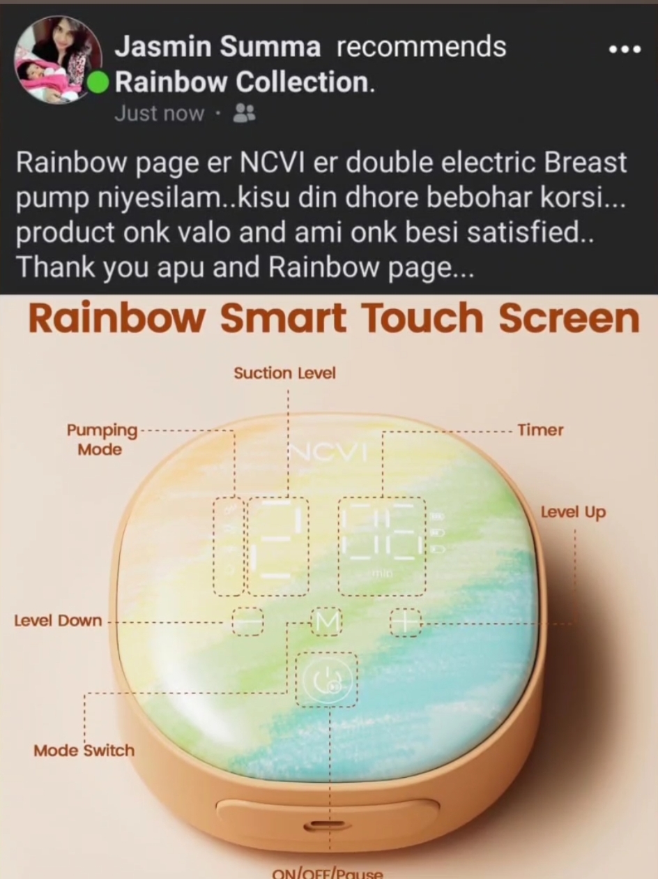 Ncvi Rechargeable double electric breastpump Model-8122_img_8