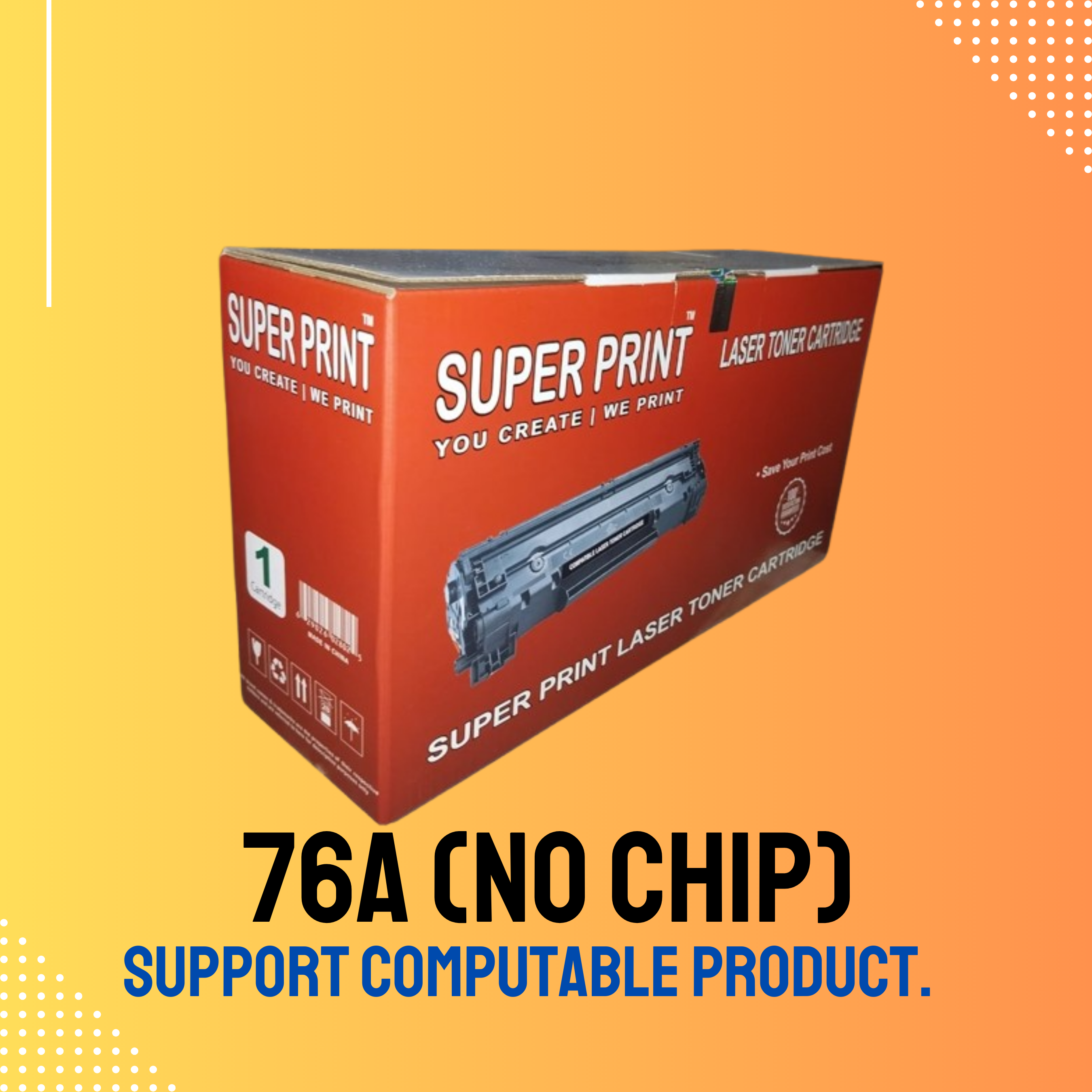 76A Chinese Toner Cartridge # SUPER PRINT BRAND