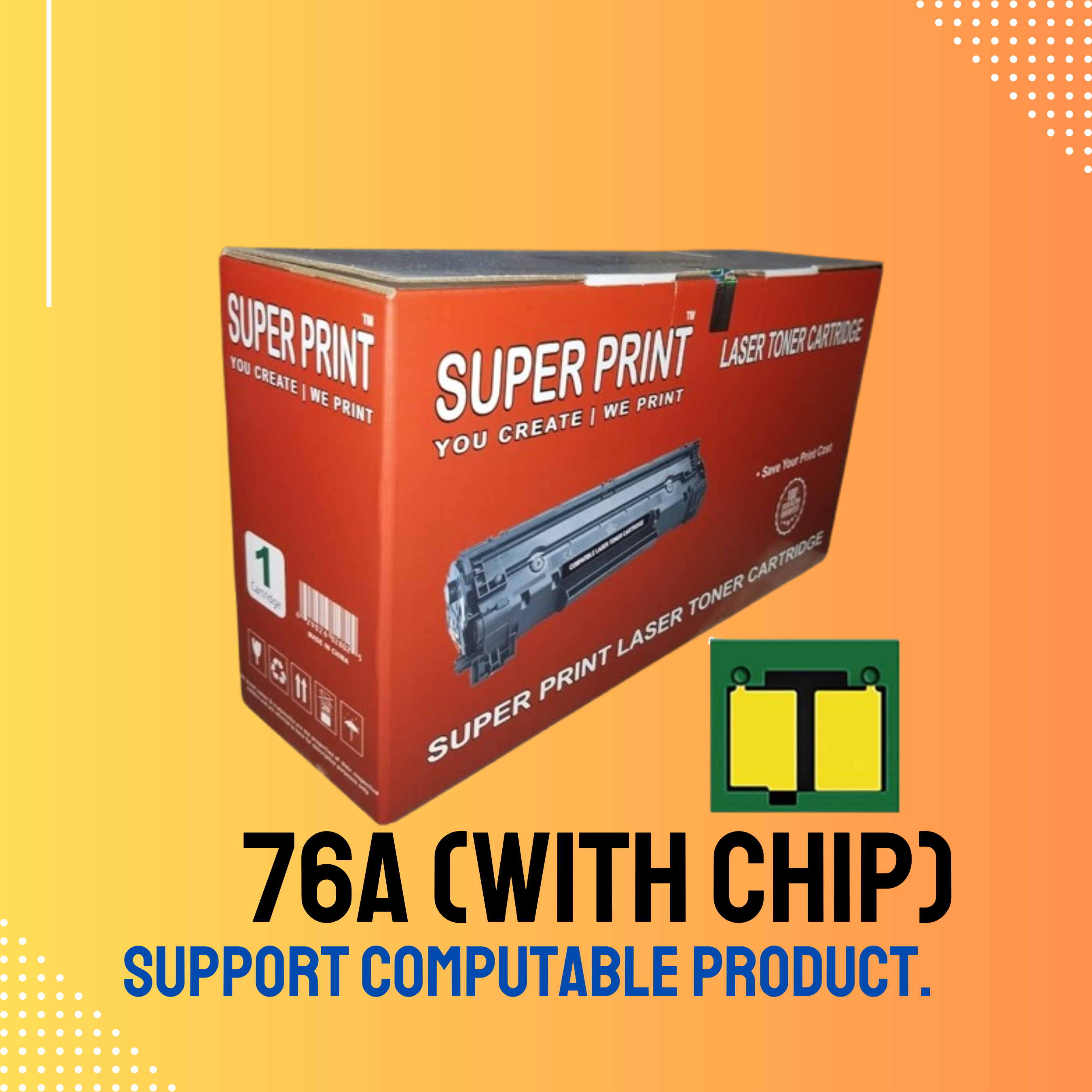 76A Chinese Toner Cartridge # SUPER PRINT BRAND_img_1