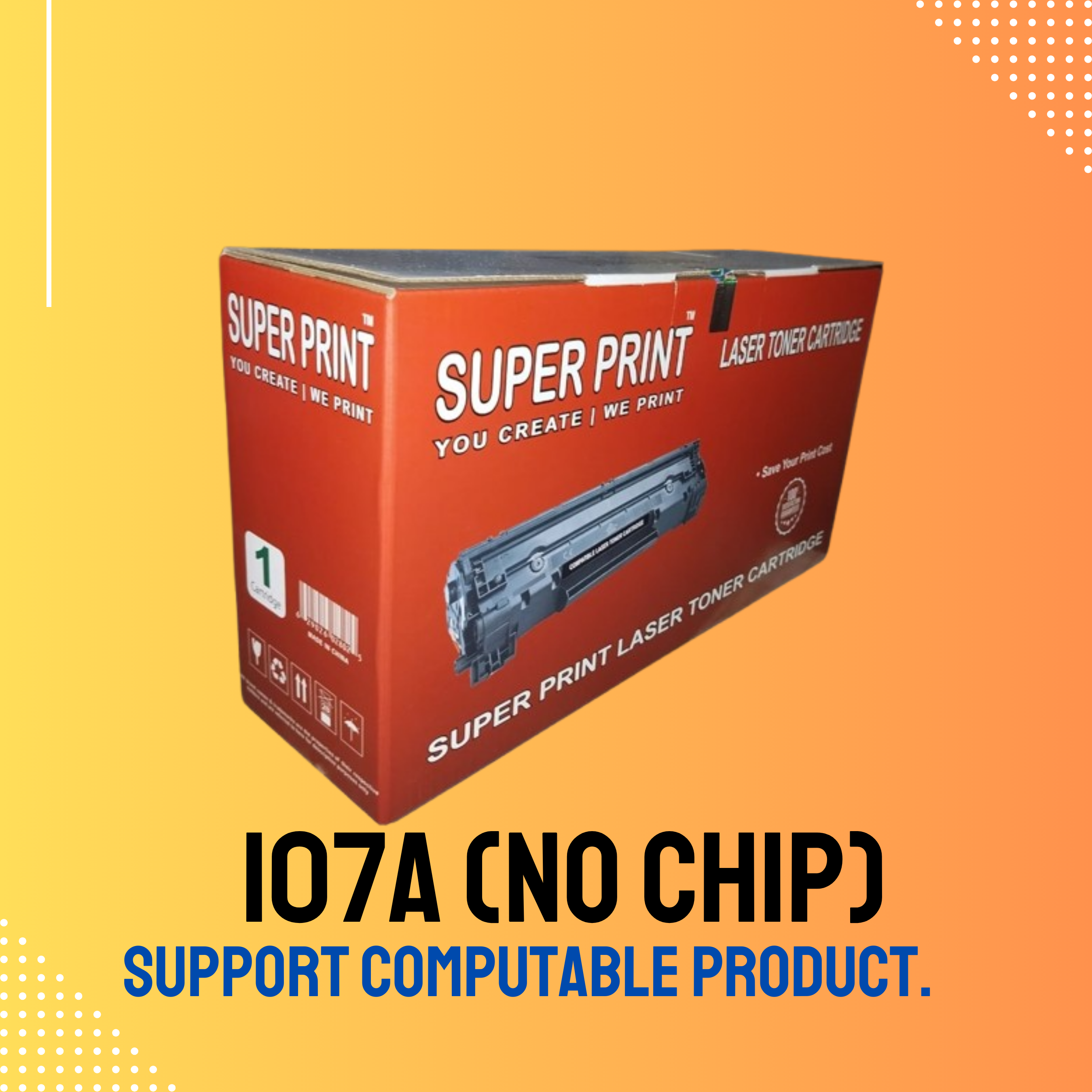 106A/107A For 107, MFP 135, MFP 137 Printer # SUPER PRINT BRAND