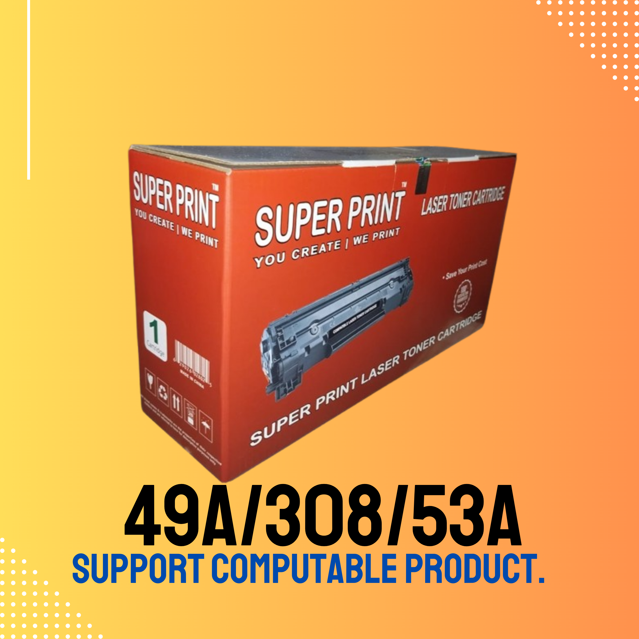 49A/308/53A Chinese Toner Cartridge # SUPER PRINT BRAND