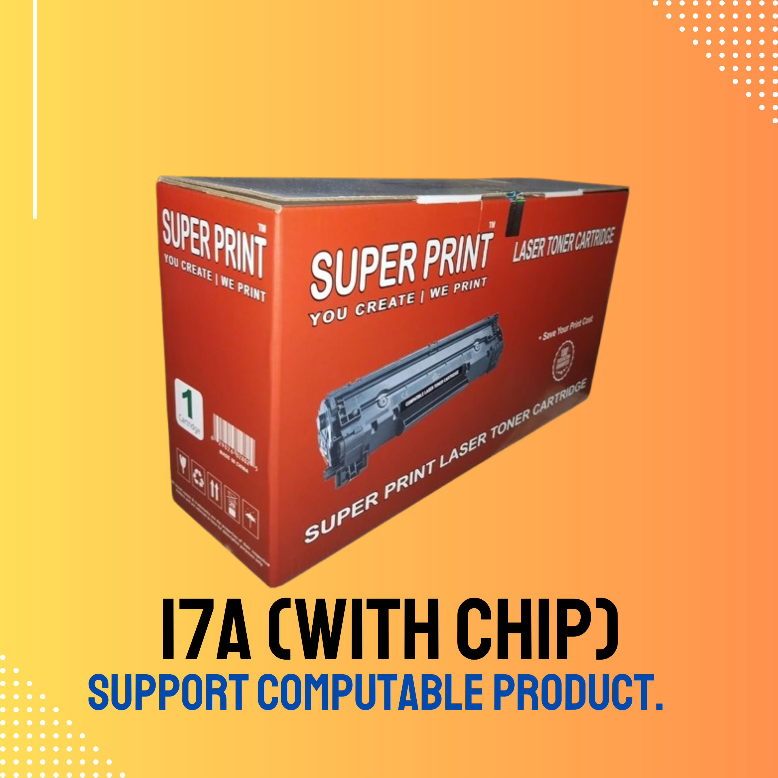 17A Chinese Toner Cartridge # SUPER PRINT BRAND