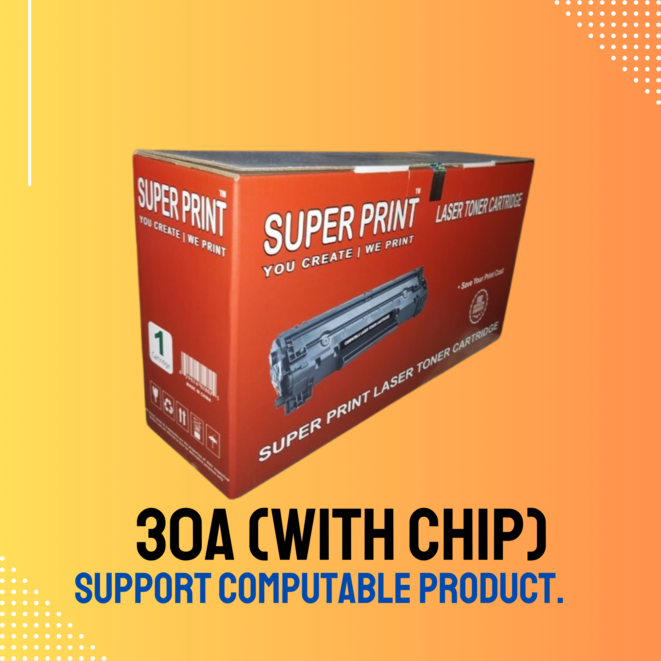 30A Chinese Toner Cartridge # SUPER PRINT BRAND