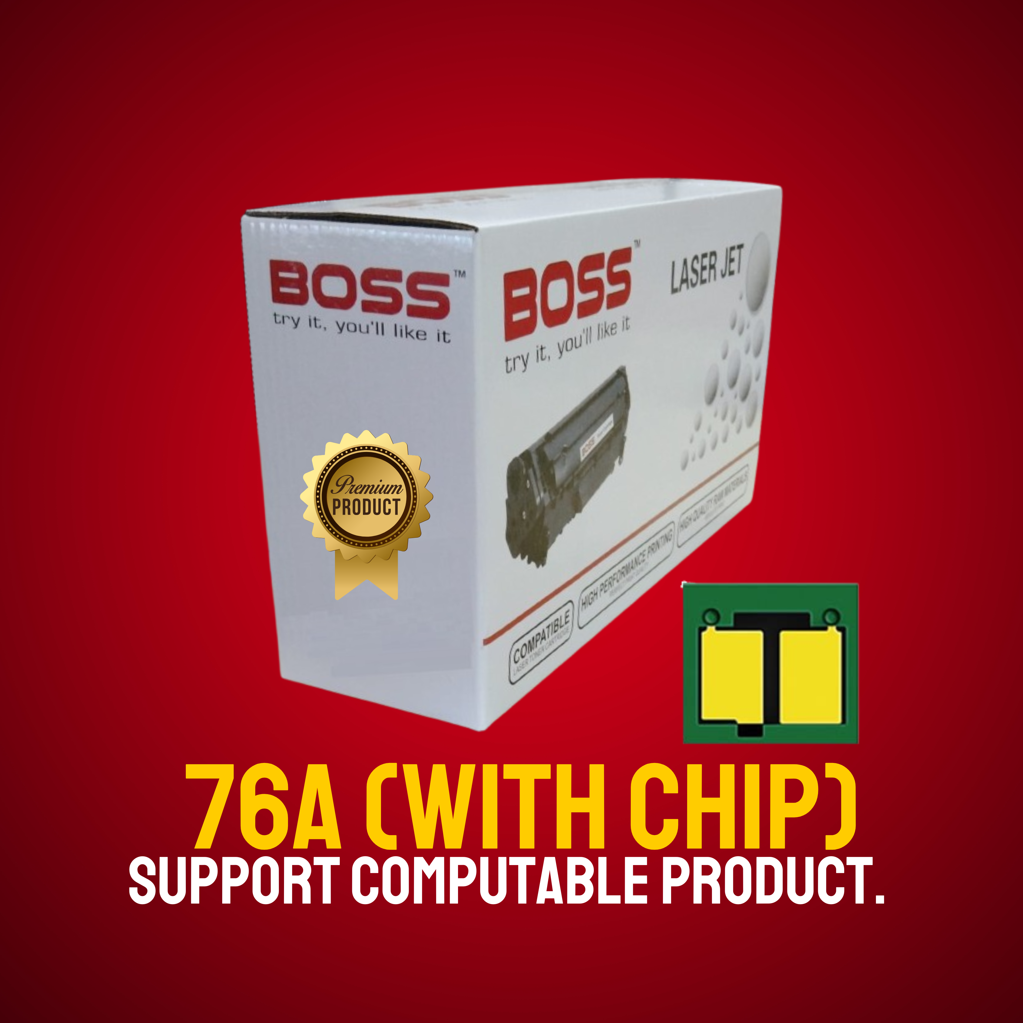 76A Chinese Toner Cartridge # BOSS BRAND_img_1
