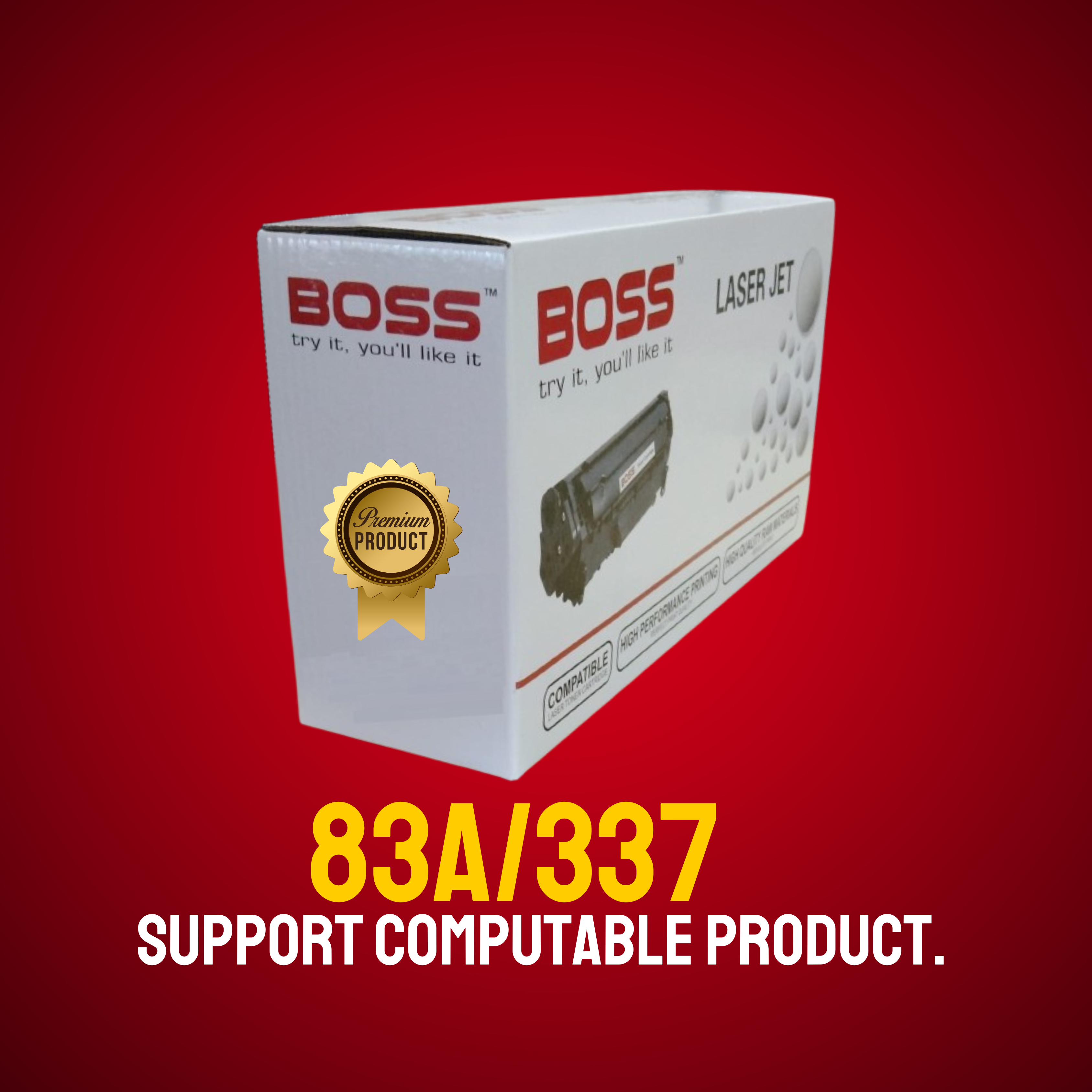 83A/337 Chinese Toner Cartridge # BOSS BRAND