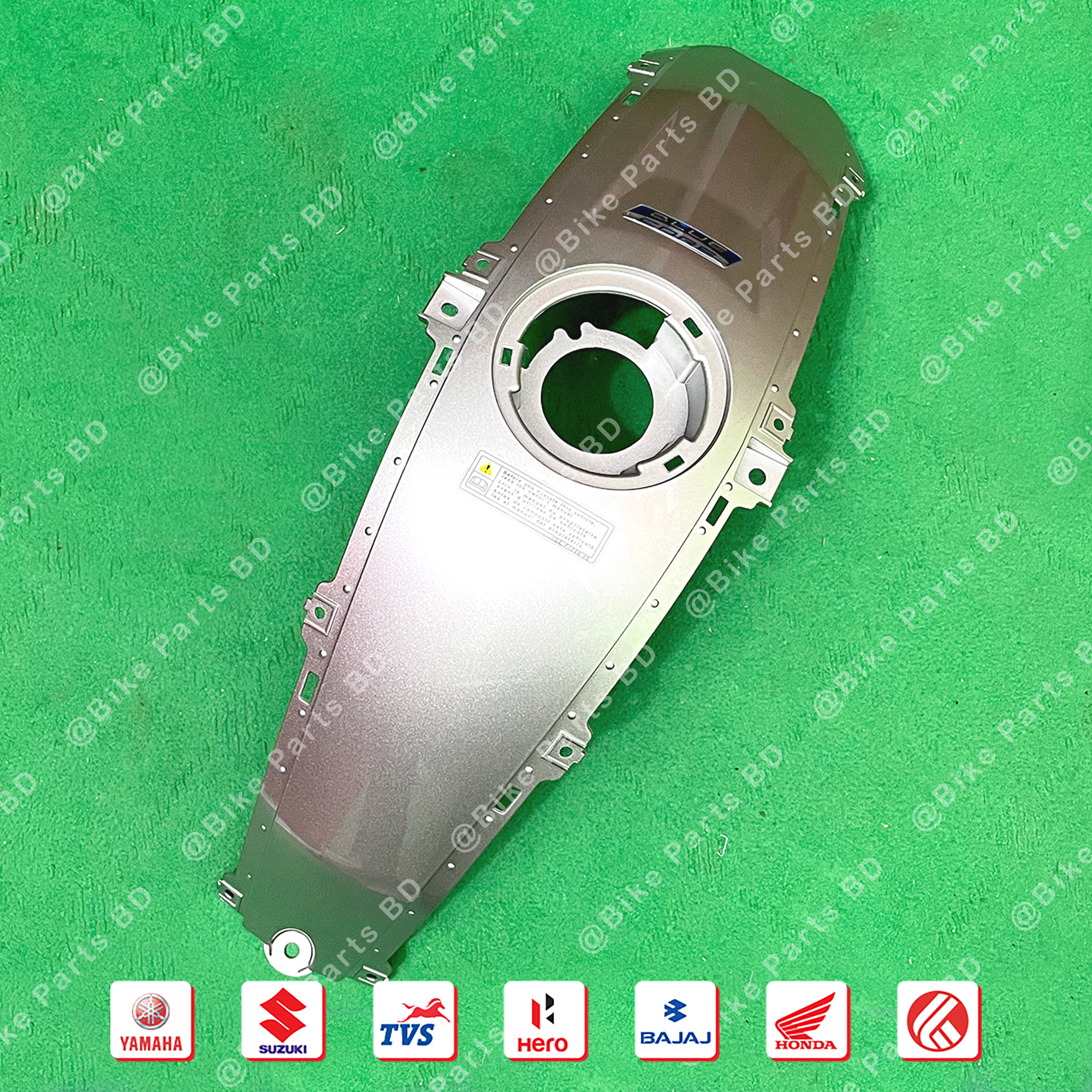 Cover Top (Silver) for Yamaha FZS & Fazer V2 (White Color) bike._img_1