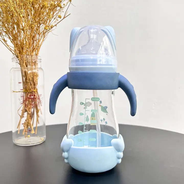 WIDE NECK ANTI COLIC GLASS FEEDER [(240ML)_img_2