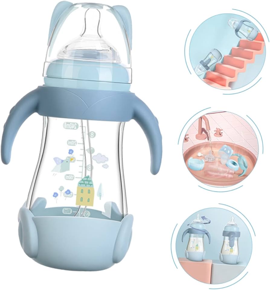 WIDE NECK ANTI COLIC GLASS FEEDER [(240ML)_img_3