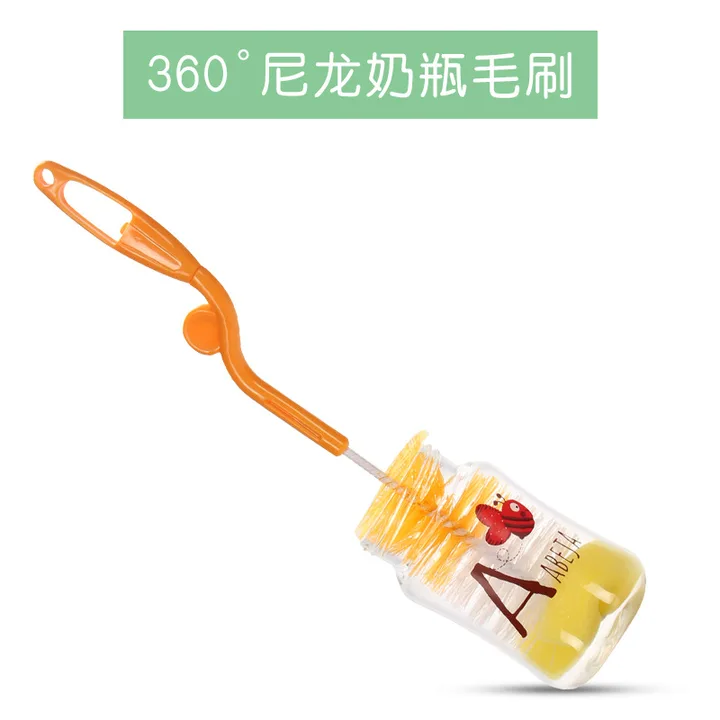 360° Rotation Sponge feeder cleaning brush  (2pis set)_img_1