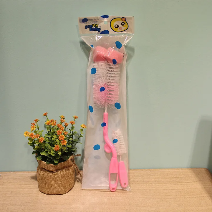 360° Rotation Sponge feeder cleaning brush  (2pis set)_img_3