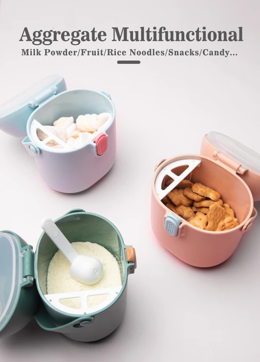 Powder milk & multifunctional storage container