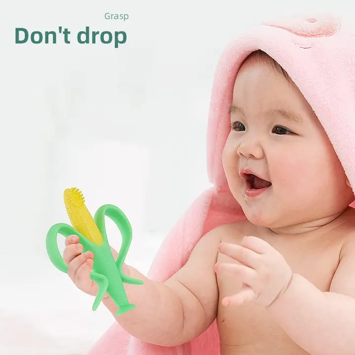 premium quality Baby silicon TEETHER (brush type)_img_3