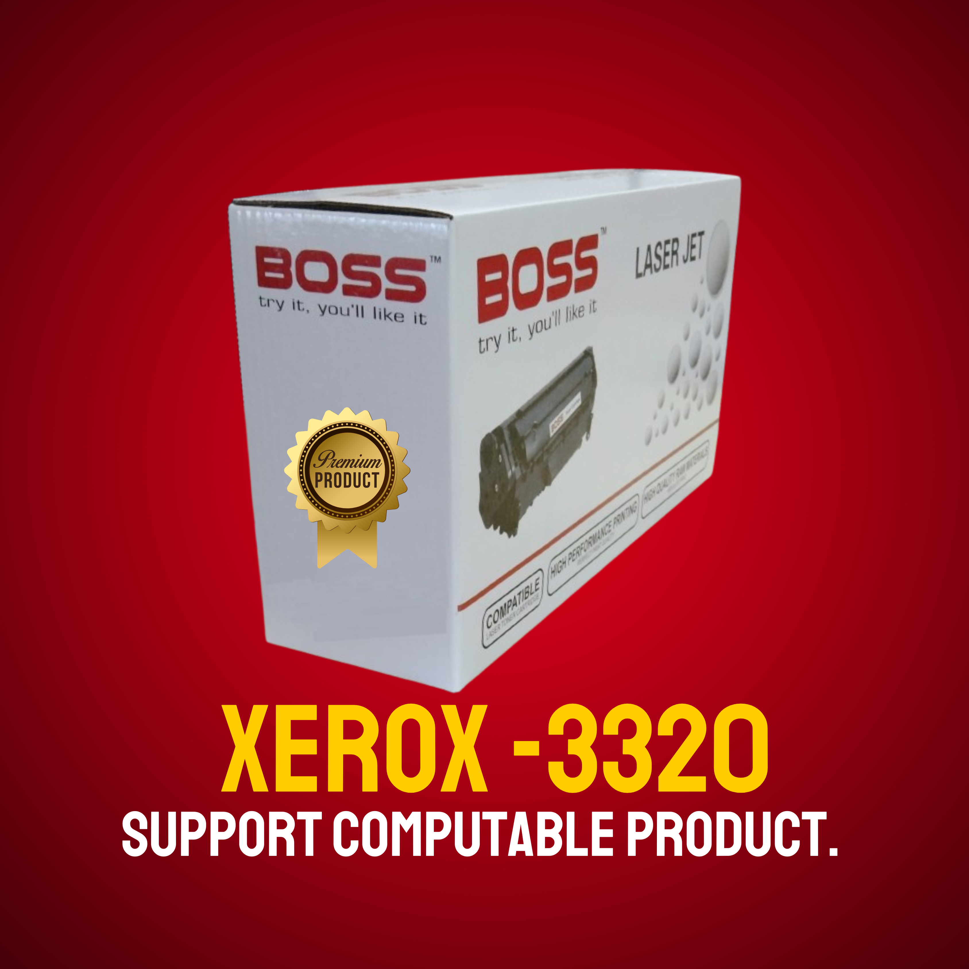 XEROX -3320 Chinese Toner Cartridge # BOSS BRAND