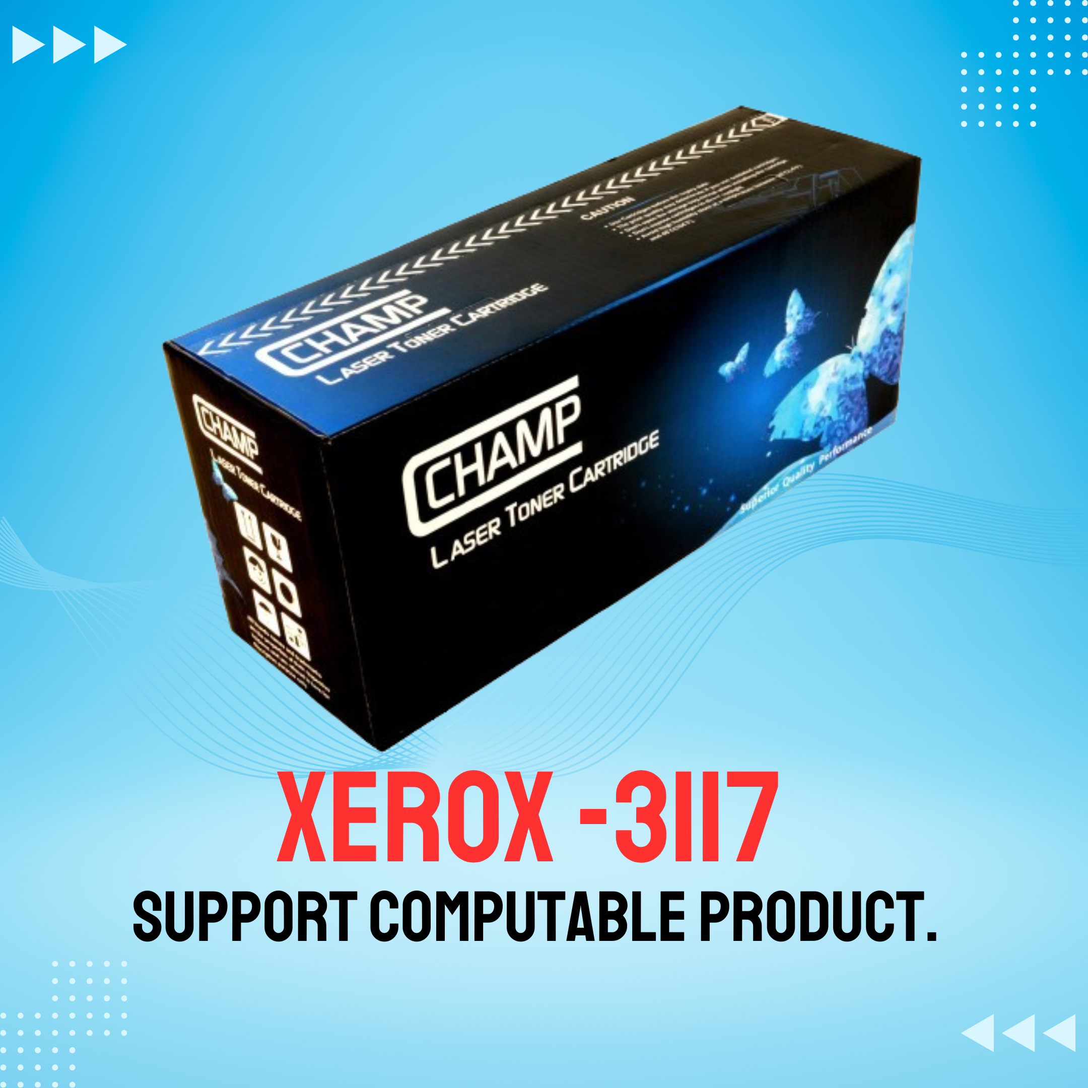XEROX -3117 Chinese Toner Cartridge # CHAMP BRAND