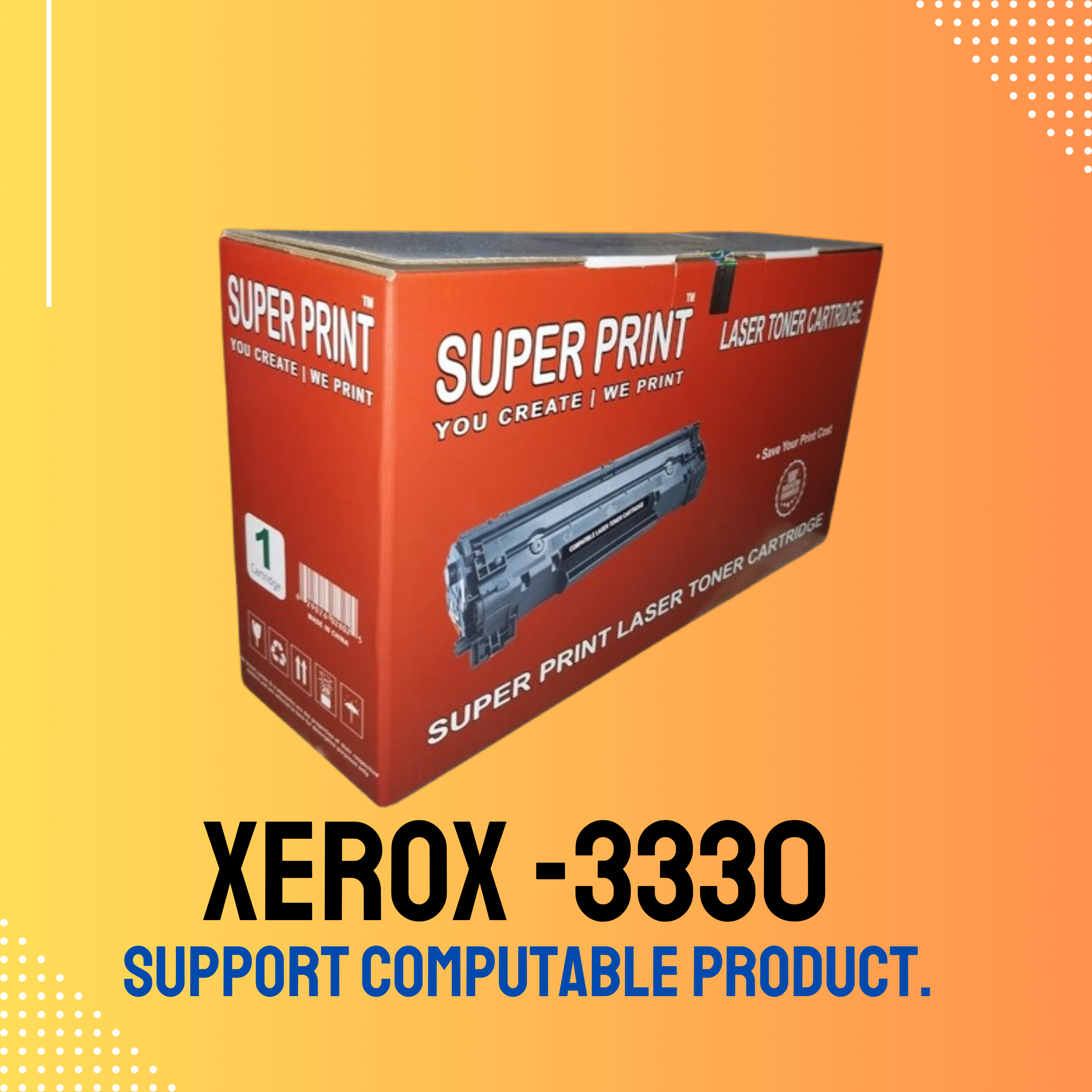 XEROX -3330 Chinese Toner Cartridge # SUPER PRINT BRAND