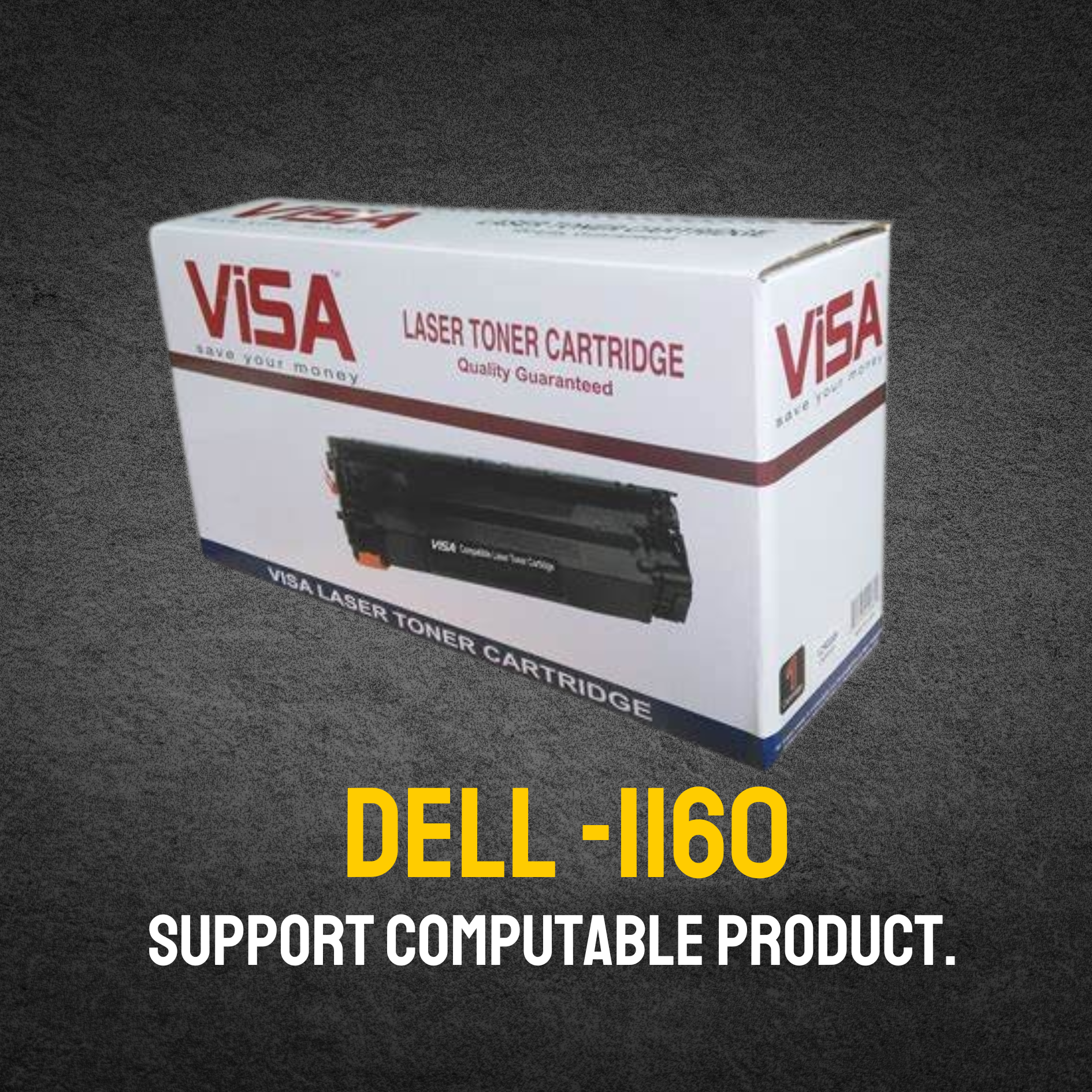 Dell -1160 Chinese Toner Cartridge # VISA BRAND