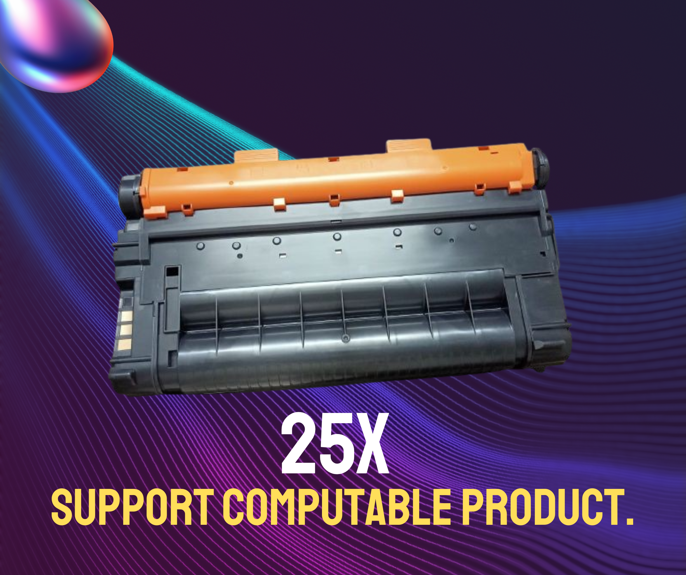 25X  Chinese Toner Cartridge # CHARCOAL BRAND_img_2