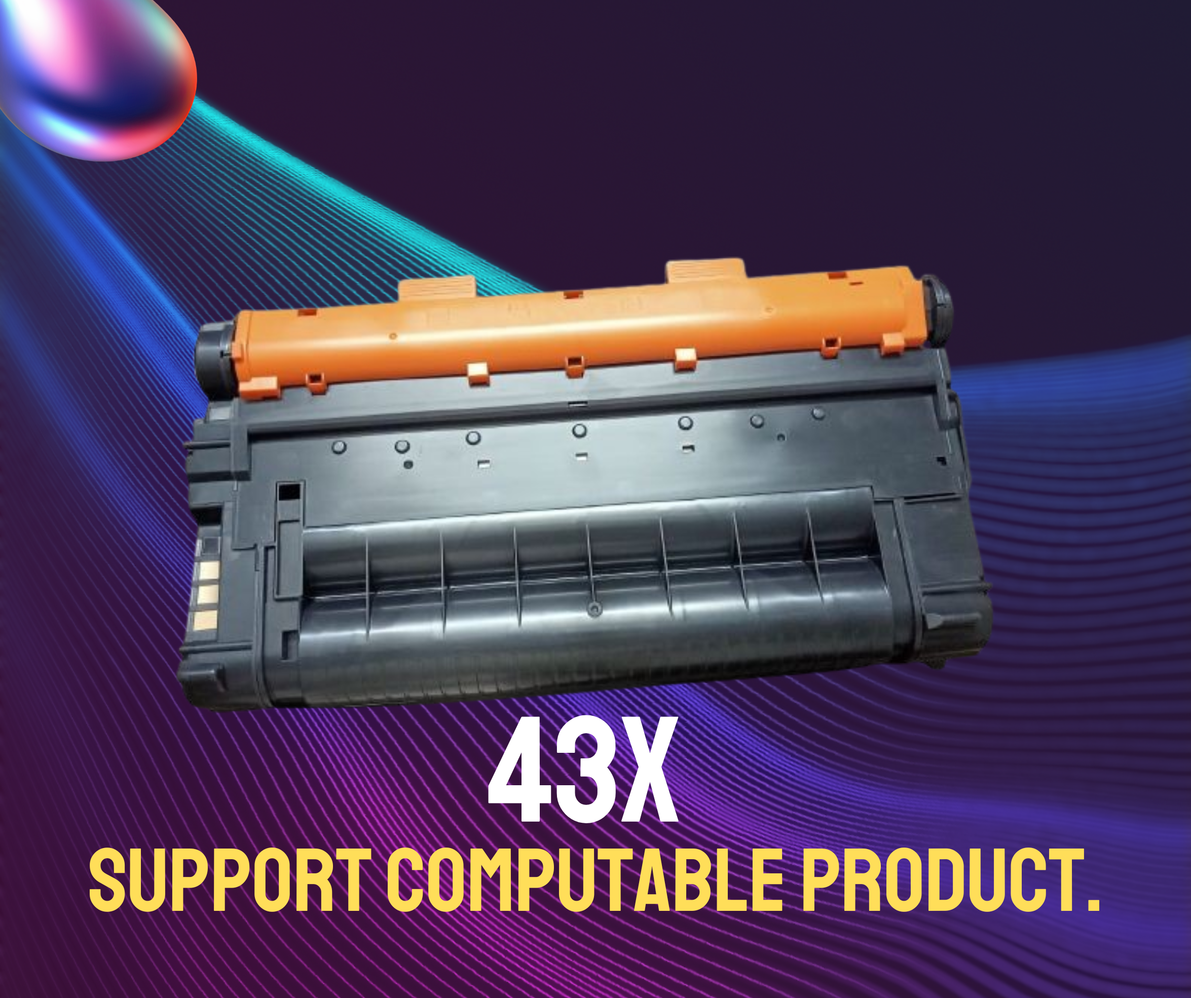 43X Chinese Toner Cartridge # CHARCOAL BRAND_img_2