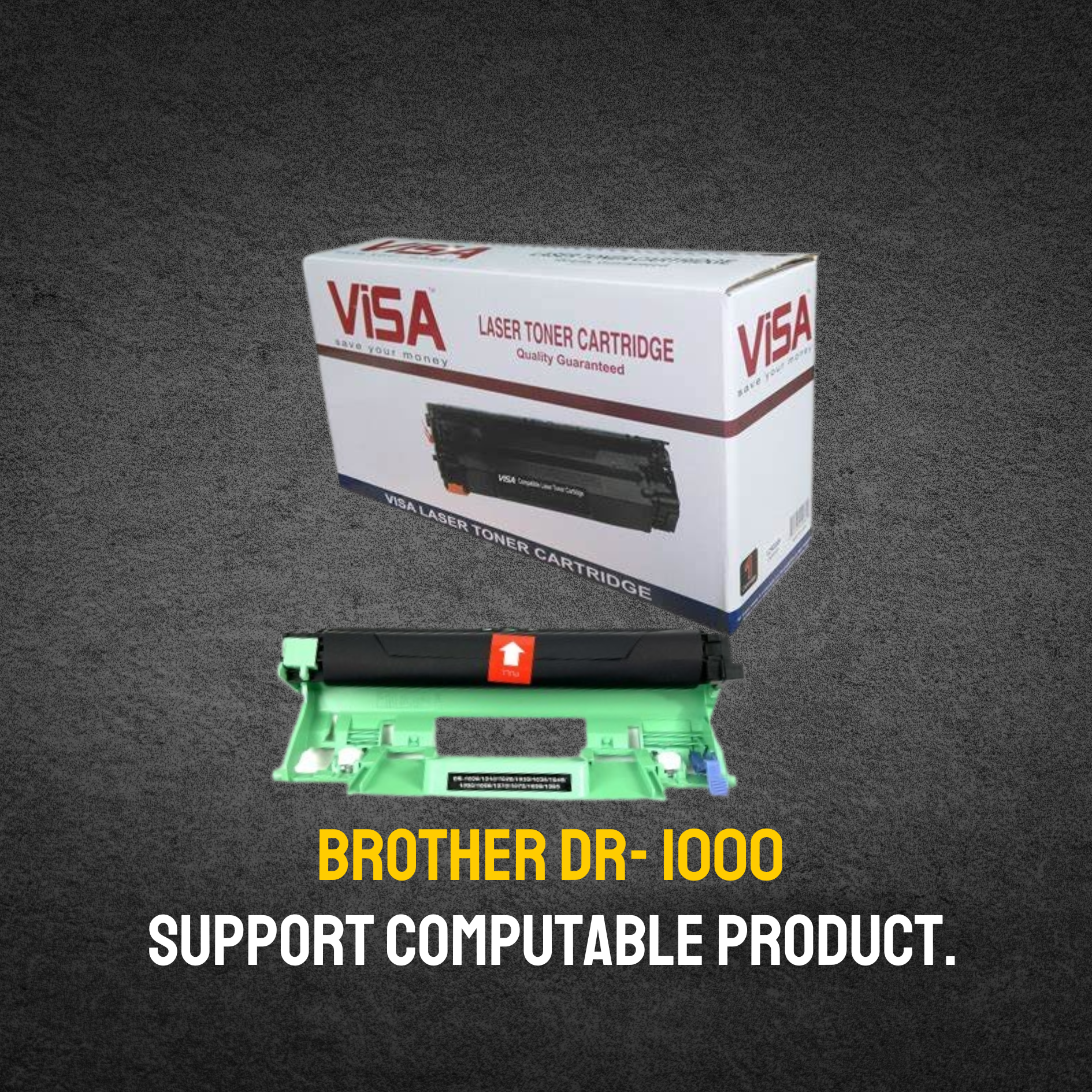 Brother DR- 1000 Chinese Toner Cartridge # VISA BRAND