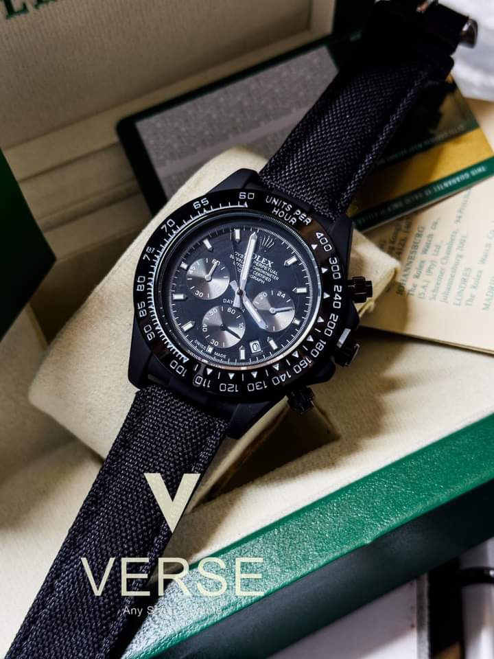 Rolex Daytona Fiber Belt Sports Type Black