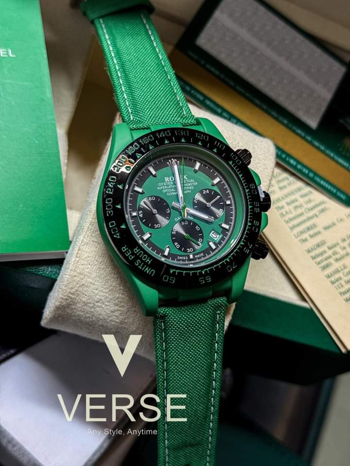 Rolex Daytona Fiber Belt Sports Type Green