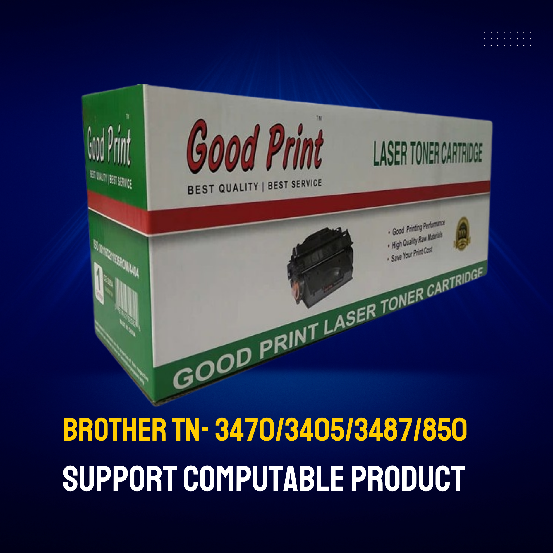 Brother TN- 3470/3405/3487/850 Chinese Toner Cartridge # GOOD PRINT BRAND