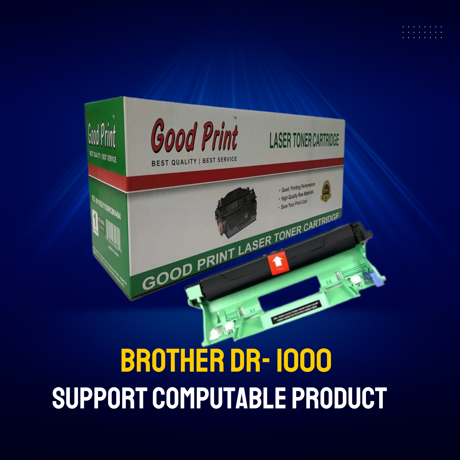Brother DR- 1000 Chinese Toner Cartridge # GOOD PRINT BRAND