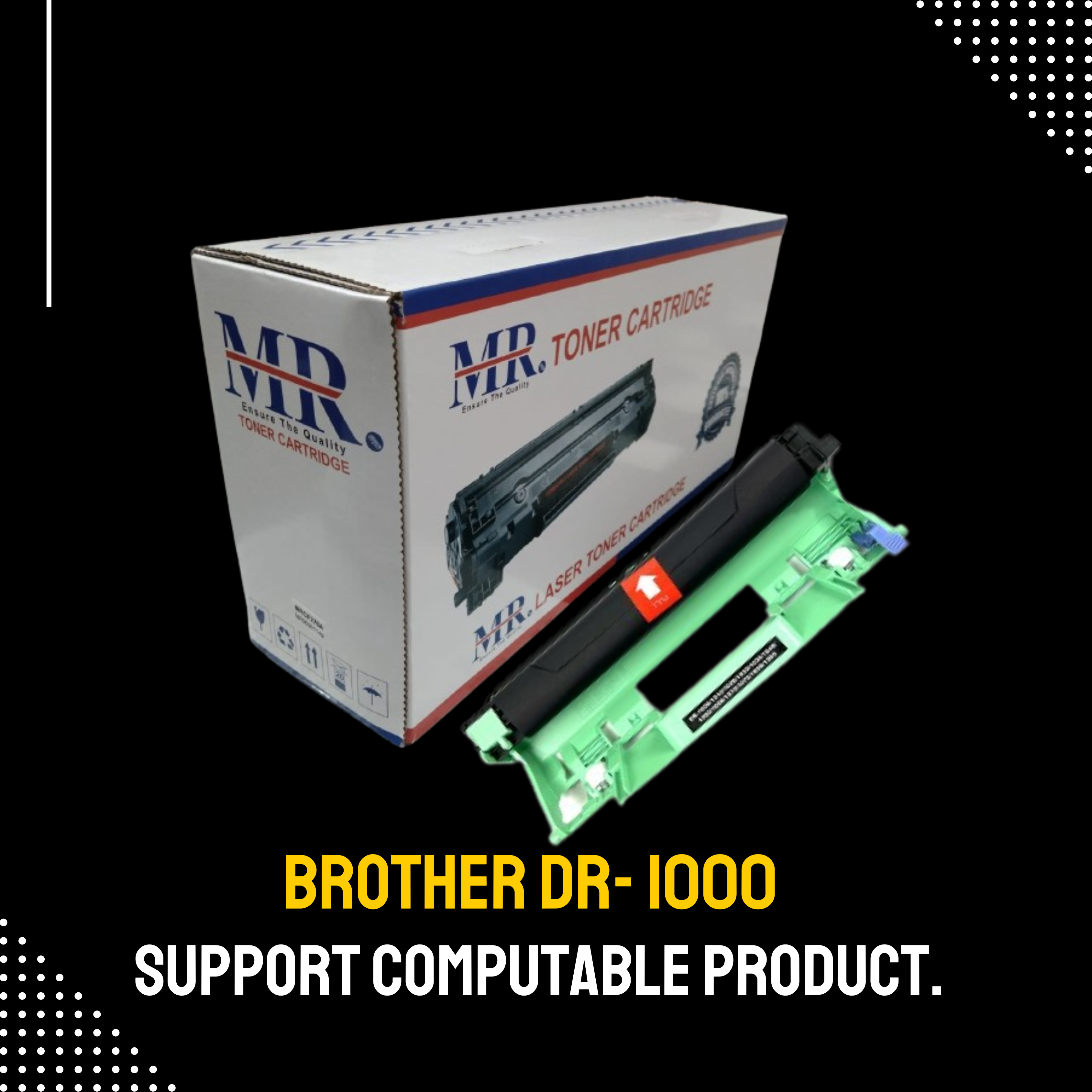 Brother DR- 1000 Chinese Toner Cartridge # MR BRAND