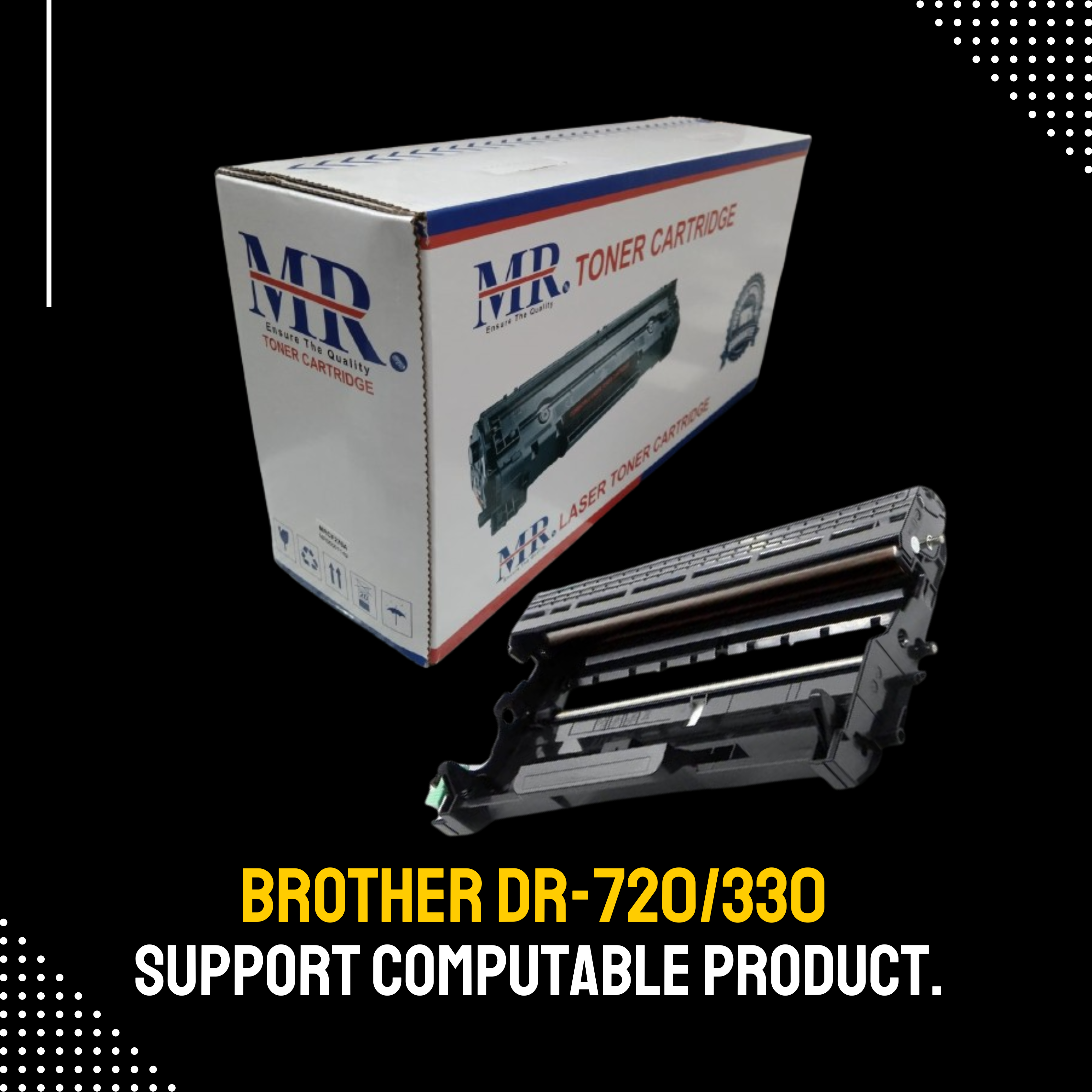 Brother DR-720/3300  Chinese Toner Cartridge # MR BRAND