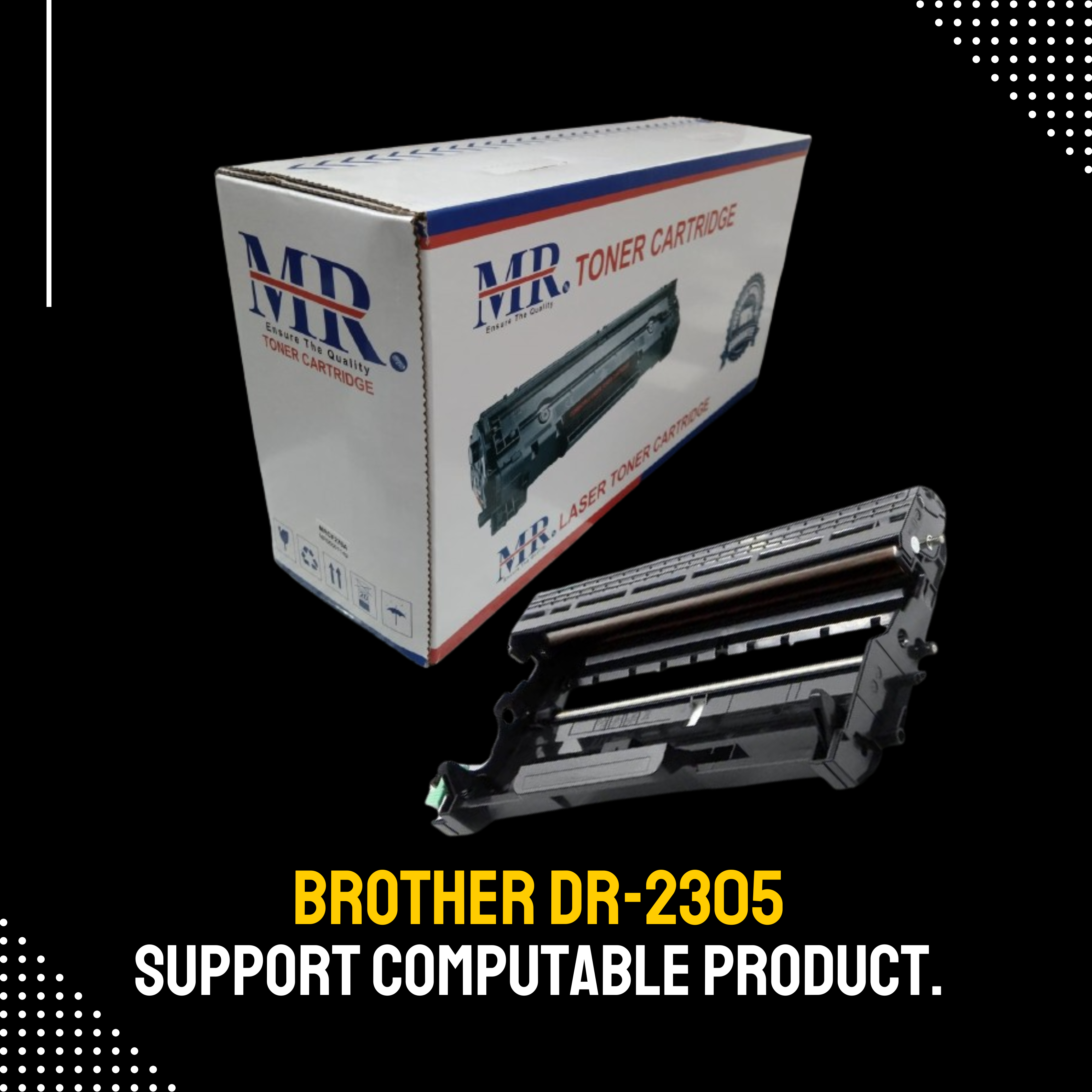 Brother DR-2305 Chinese Toner Cartridge # MR BRAND
