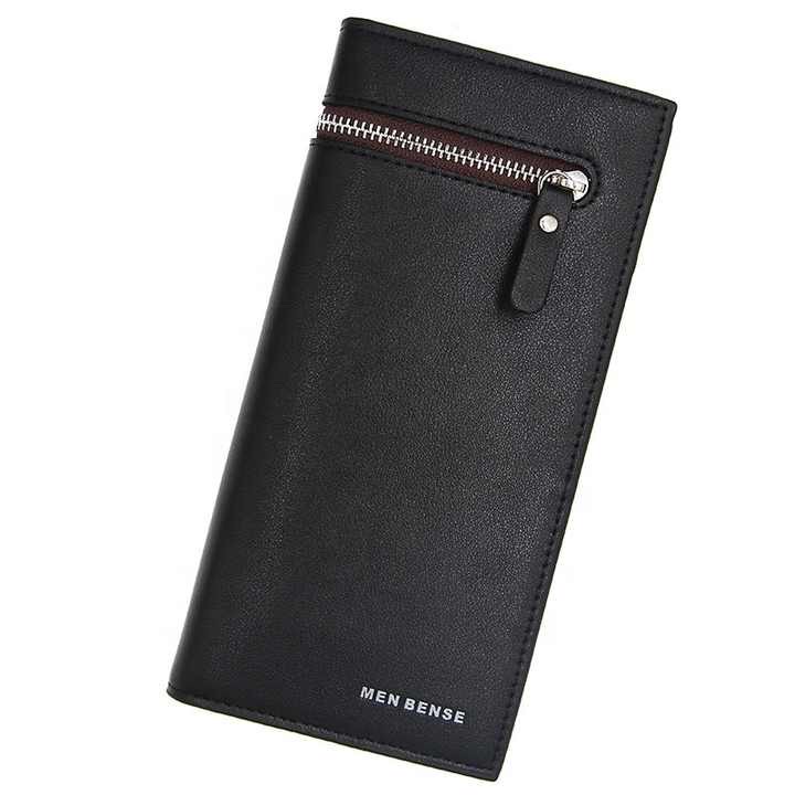 Pu leather black wallet