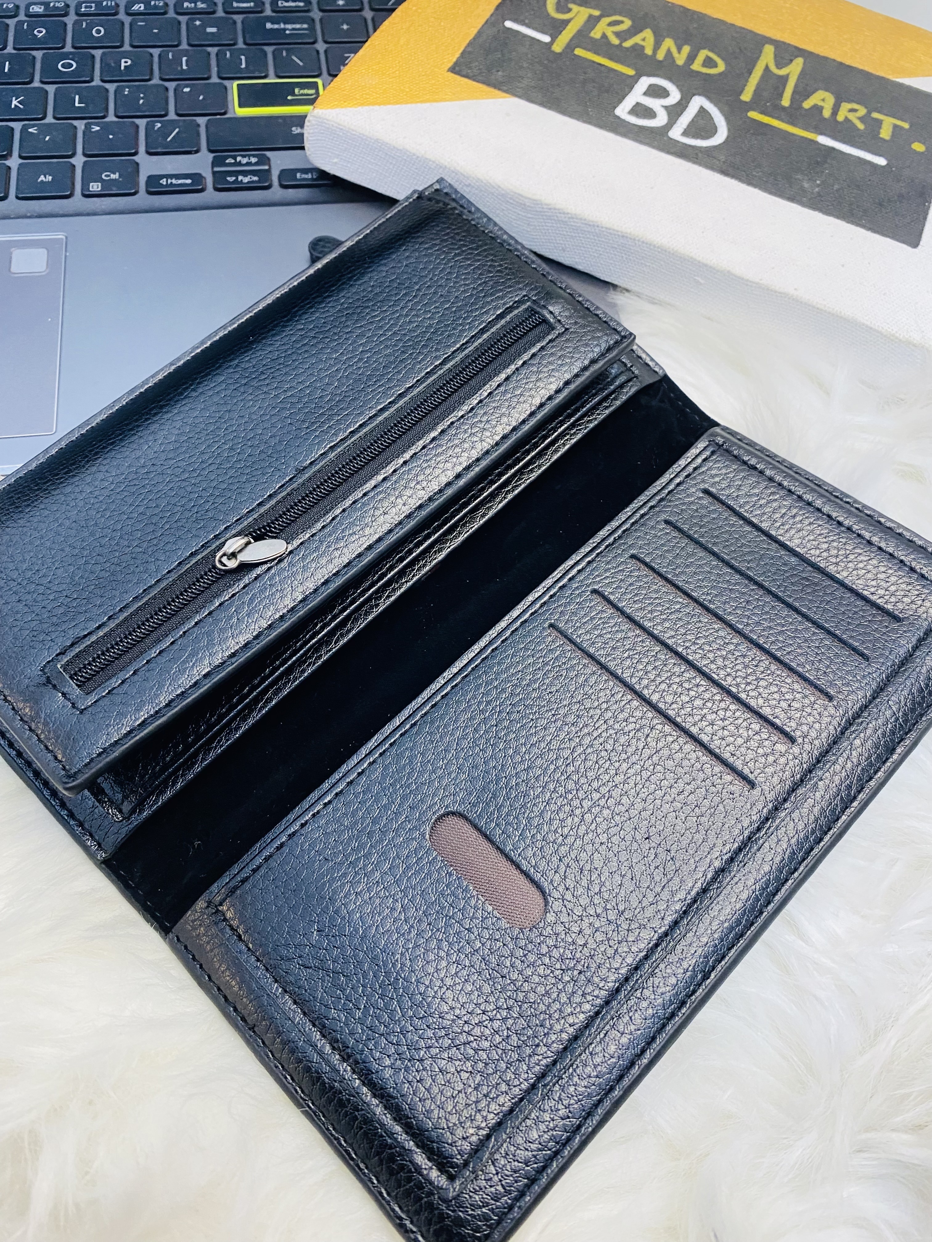 Pu leather black wallet_img_1