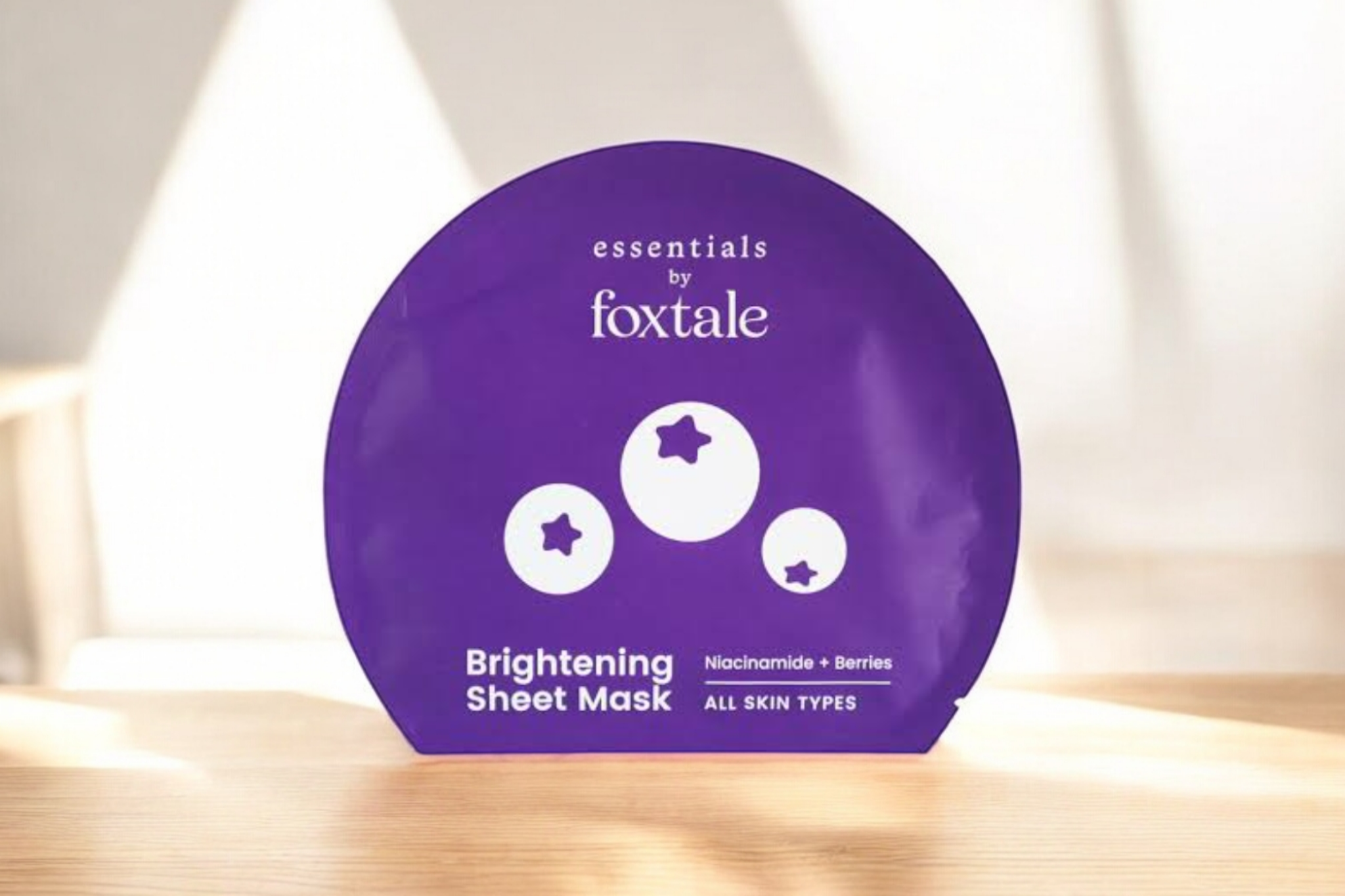 foxtale Brightening Sheet Mask Niacinamide + Berries (All Skin Type)