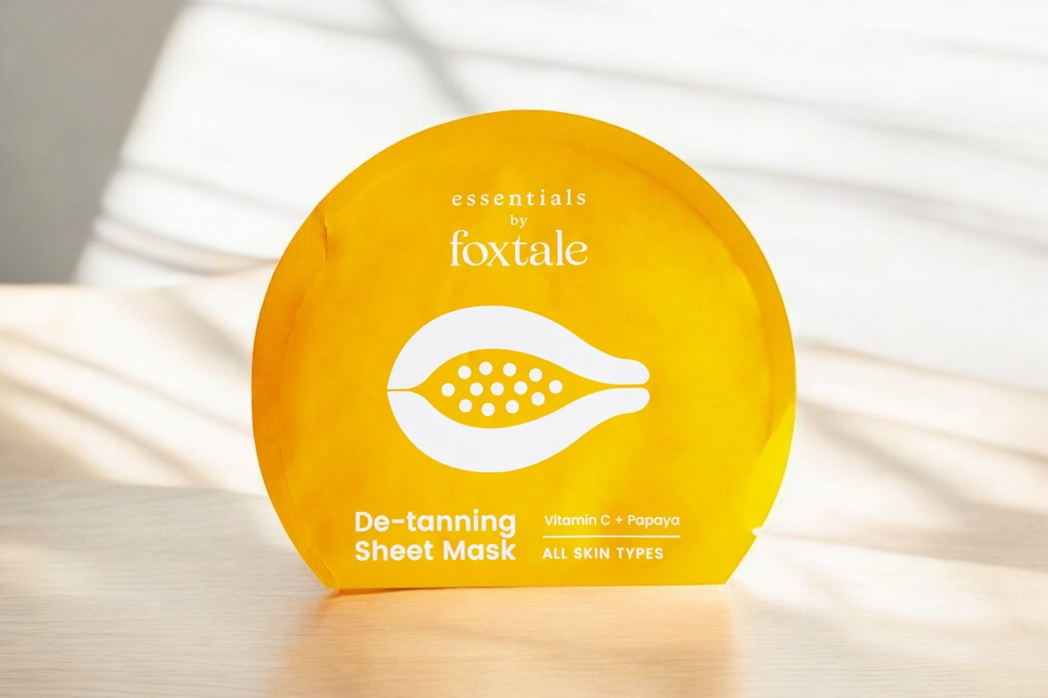 foxtale De-tanning Sheet Mask Vitamin C + Papaya (All Skin Type)