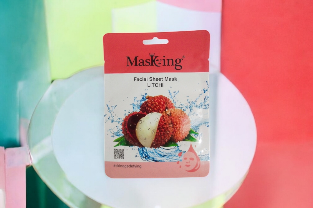 Masking Facial Sheet Mask - Litchi_img_0