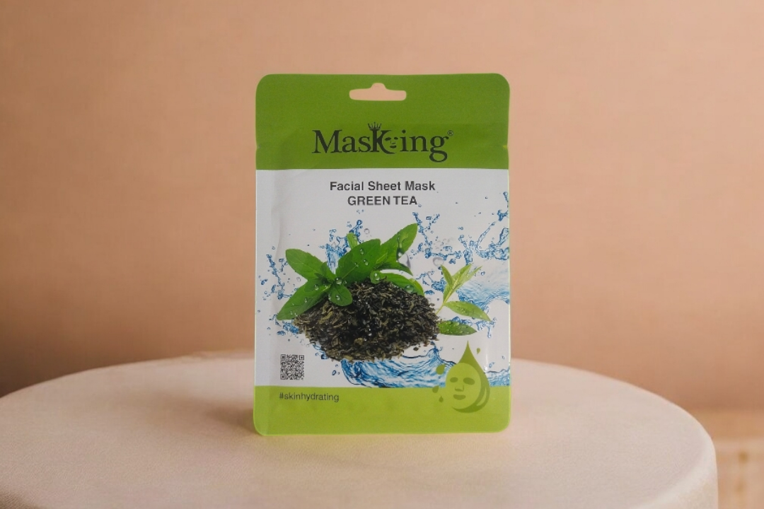 Masking Facial Sheet Mask - Green Tea_img_0