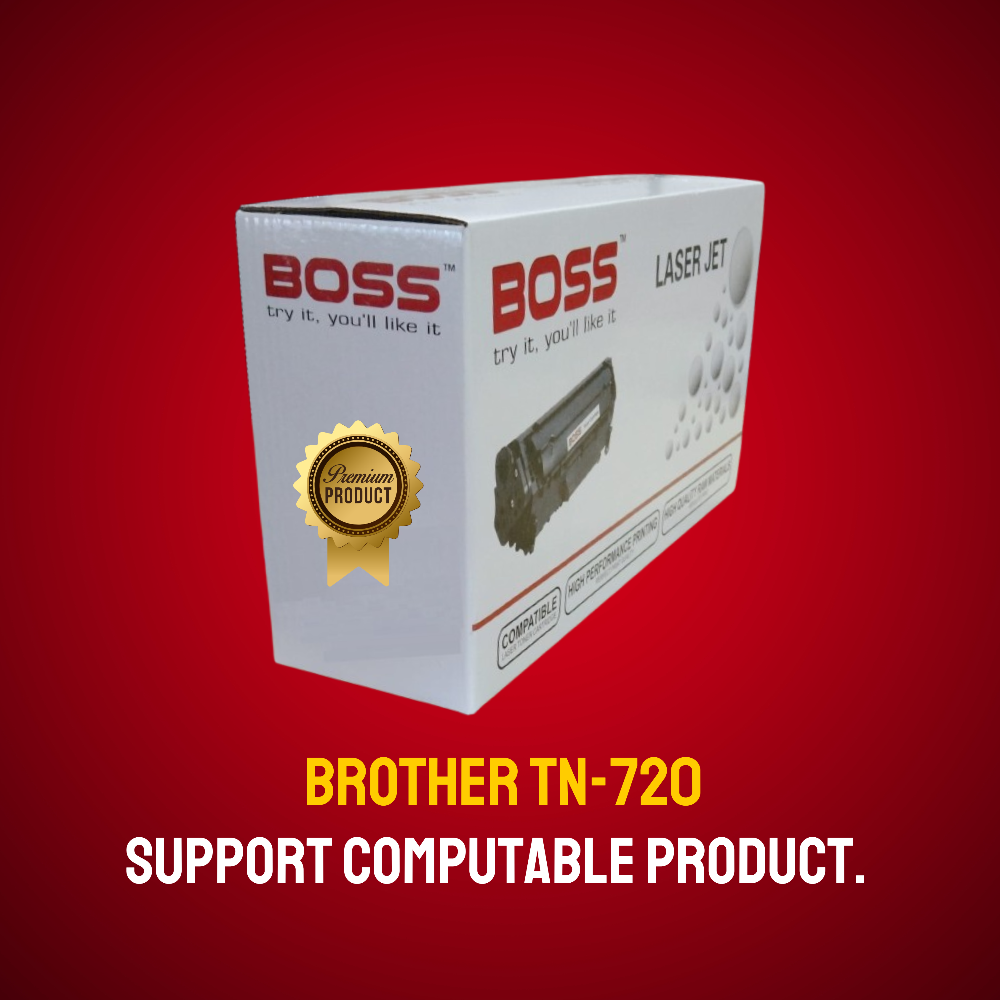 Brother TN-720 Chinese Toner Cartridge # BOSS BRAND