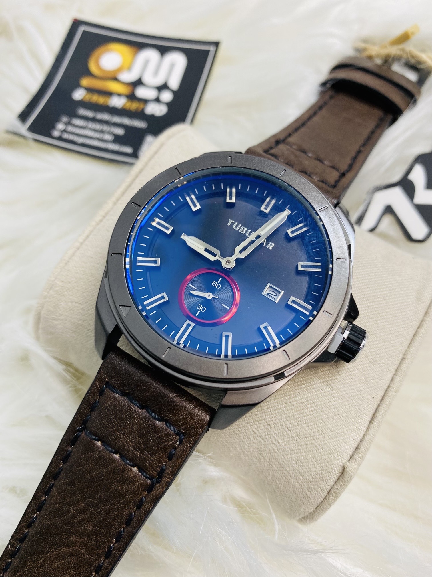 Tubular Chronograph Leather chocolate_img_1