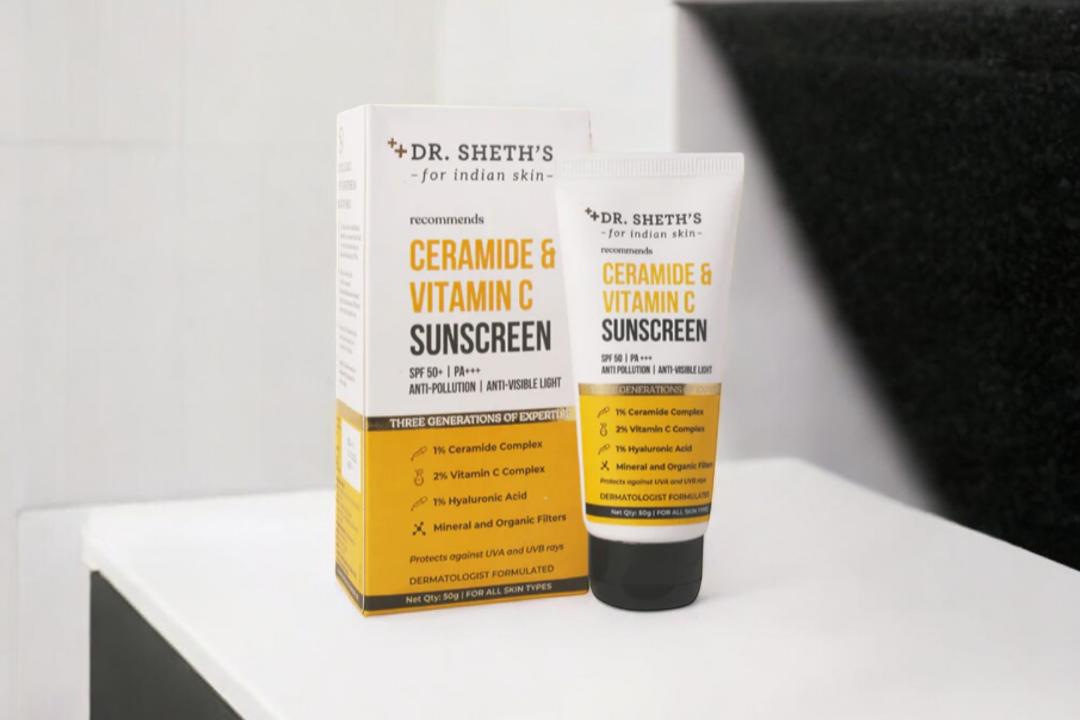 Dr. Sheth's  Ceramide & Vitamin C Sunscreen SPF50+ PA+++ 50g_img_0