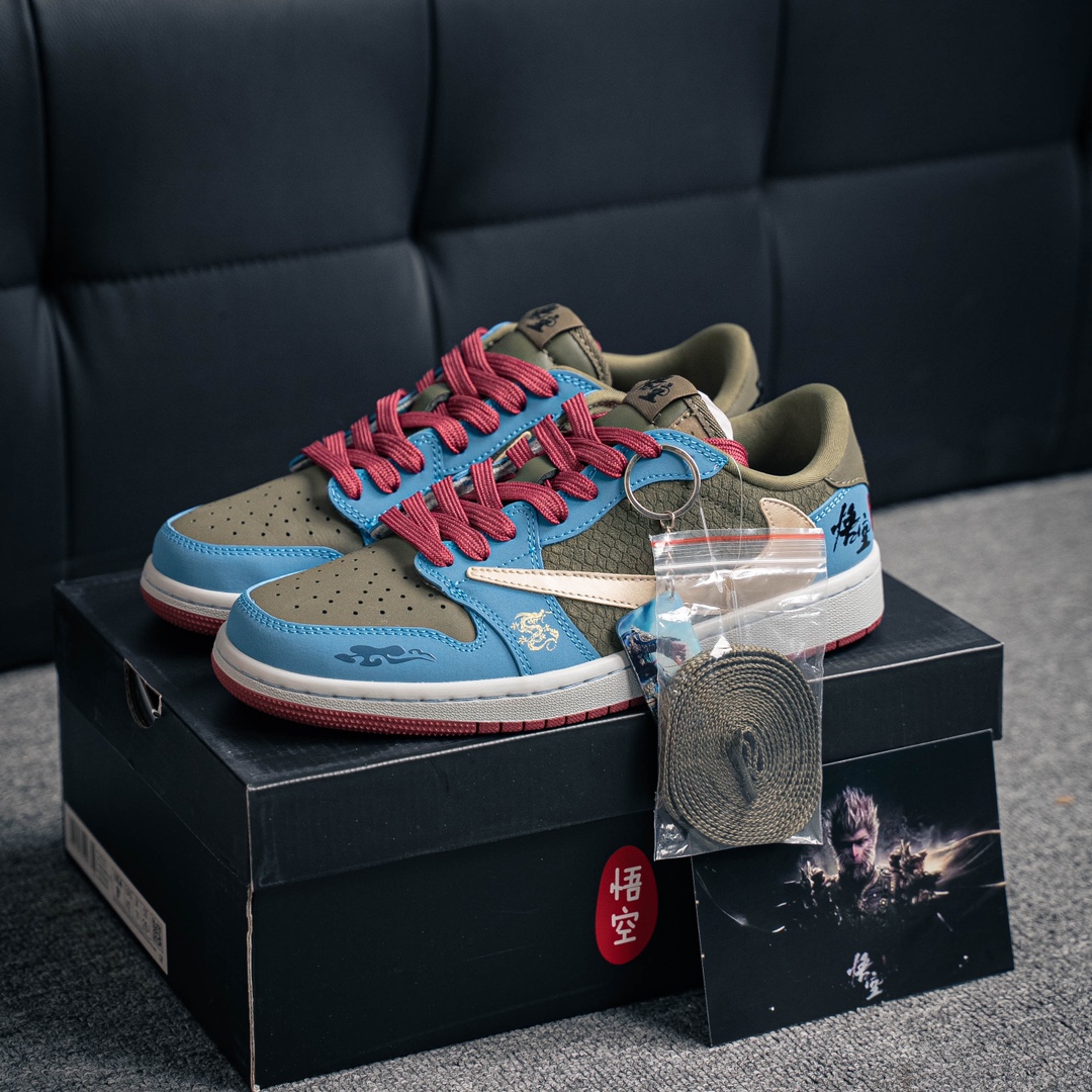 Travis Scott x Air Jordan 1 Low OG (1:1)_img_1