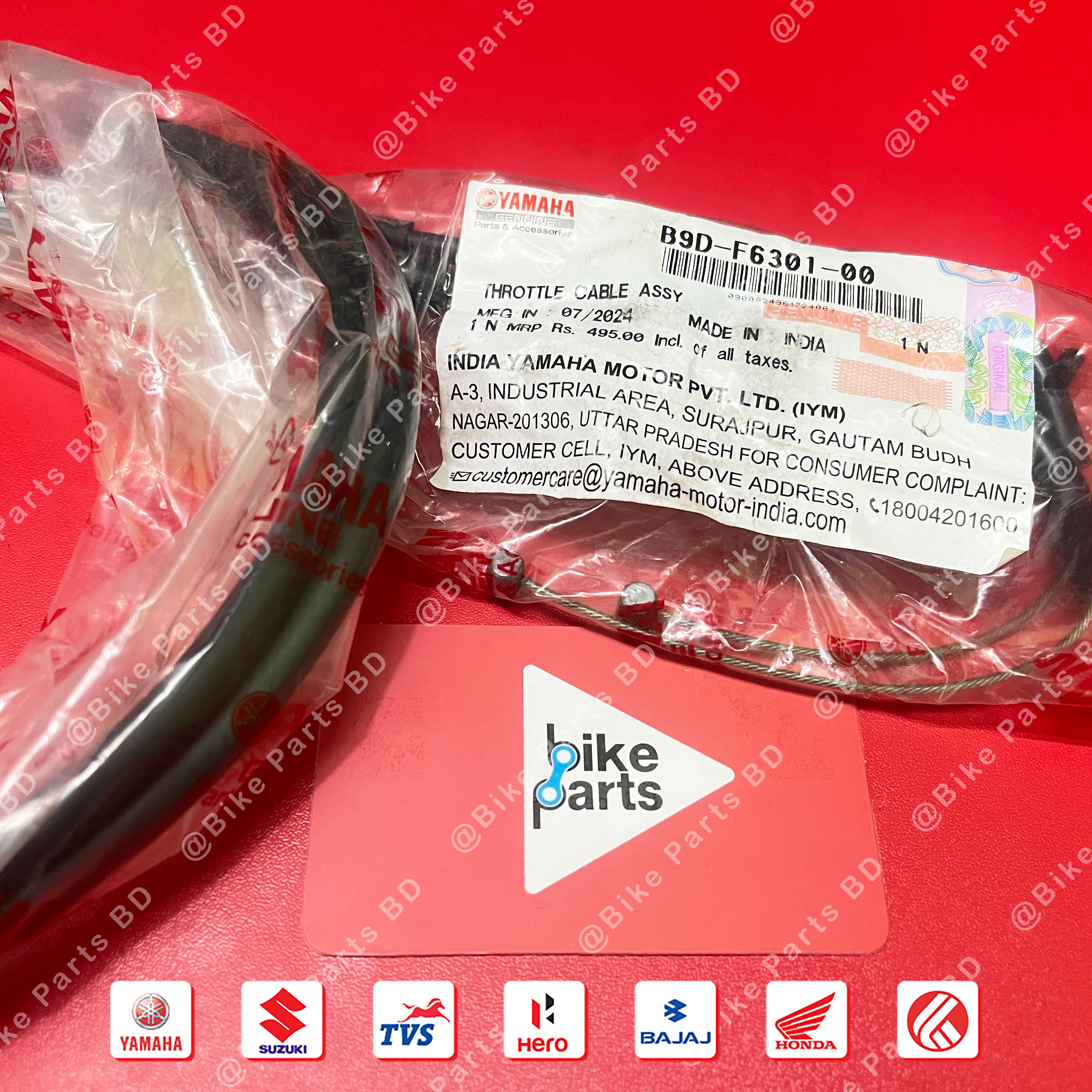 Throttle-ACC Cable for Yamaha MT15 V1 & MT15 V2 bike._img_1