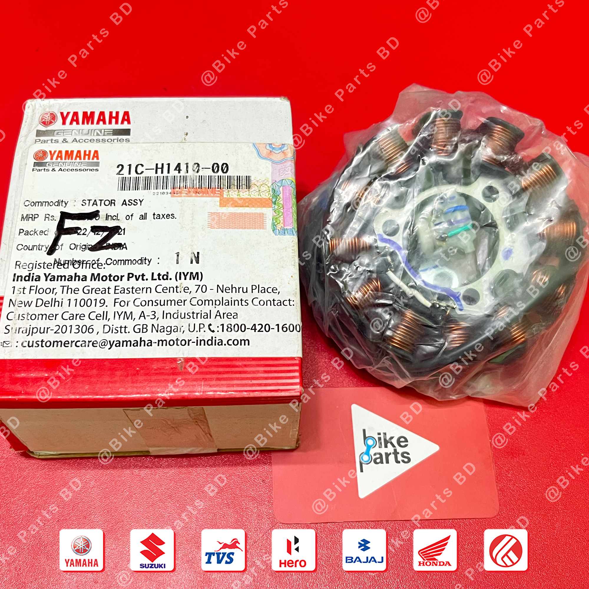 Stator Assy-Armchair Coil for Yamaha FZS V1 & Fazer V1 bike._img_1