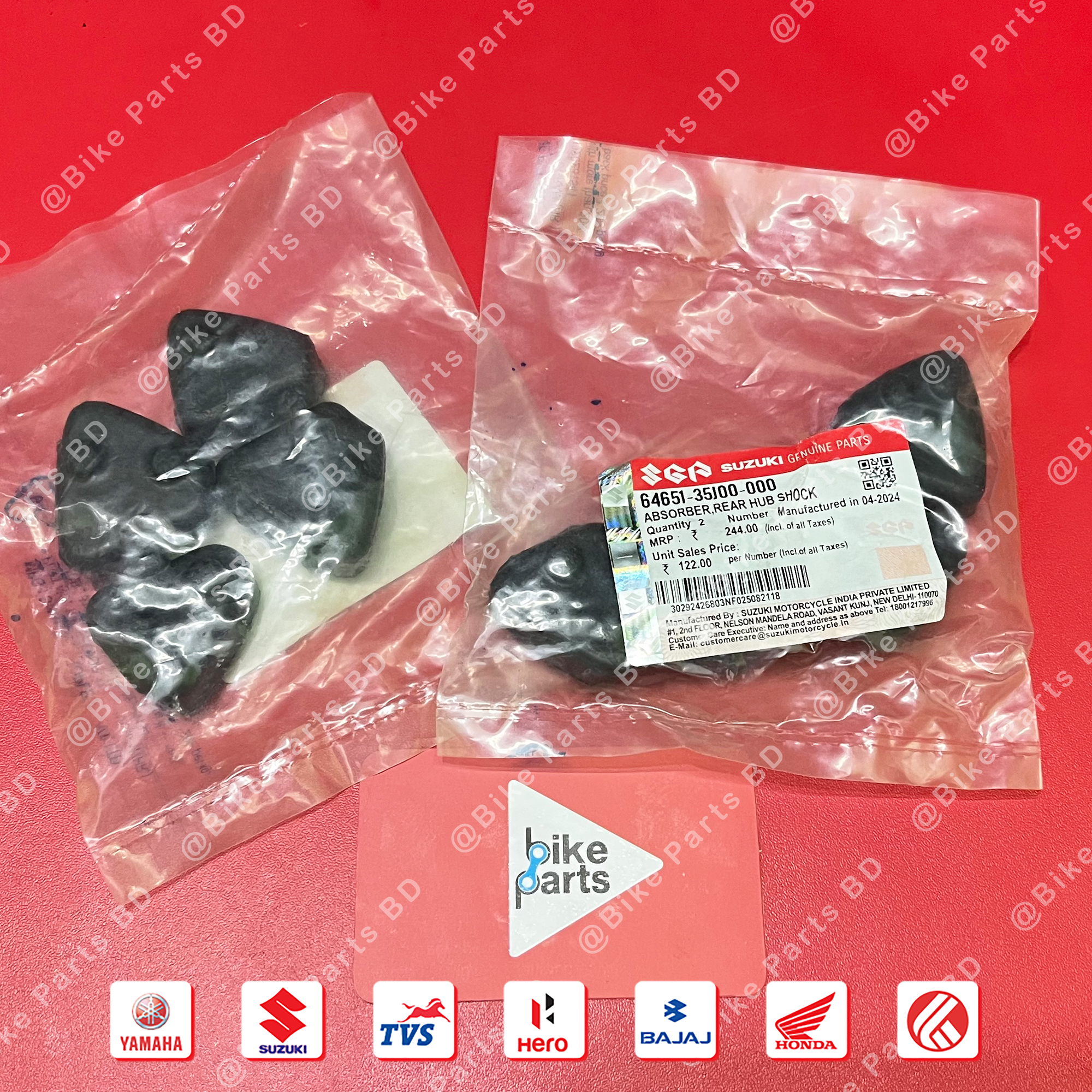 Drum Rubber for Suzuki Gixxer, Gixxer SF (Old Model) bike._img_1