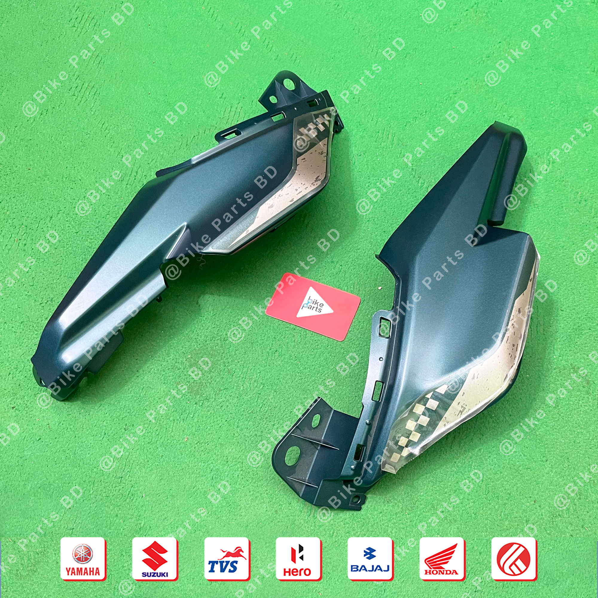 Back Panel for Yamaha FZS V3 (Vintage Green) bike._img_1